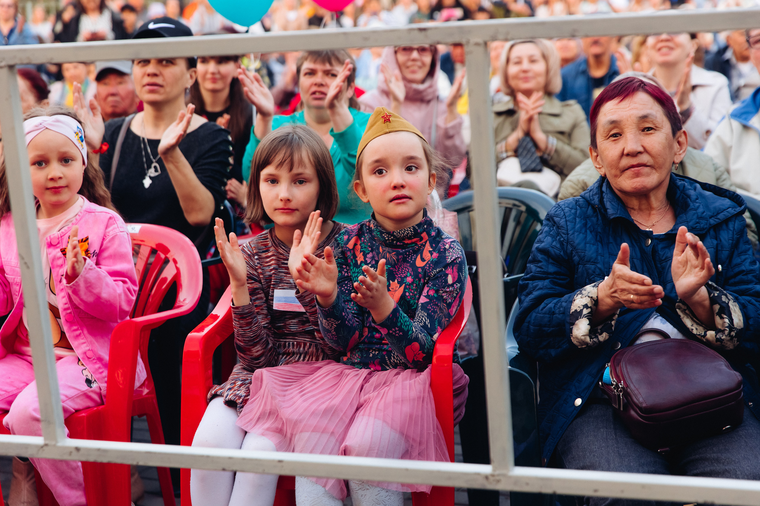 Празднование «Дня Победы» в парке Юбилейный. Свадебный и семейный фотограф в Улан-Удэ
