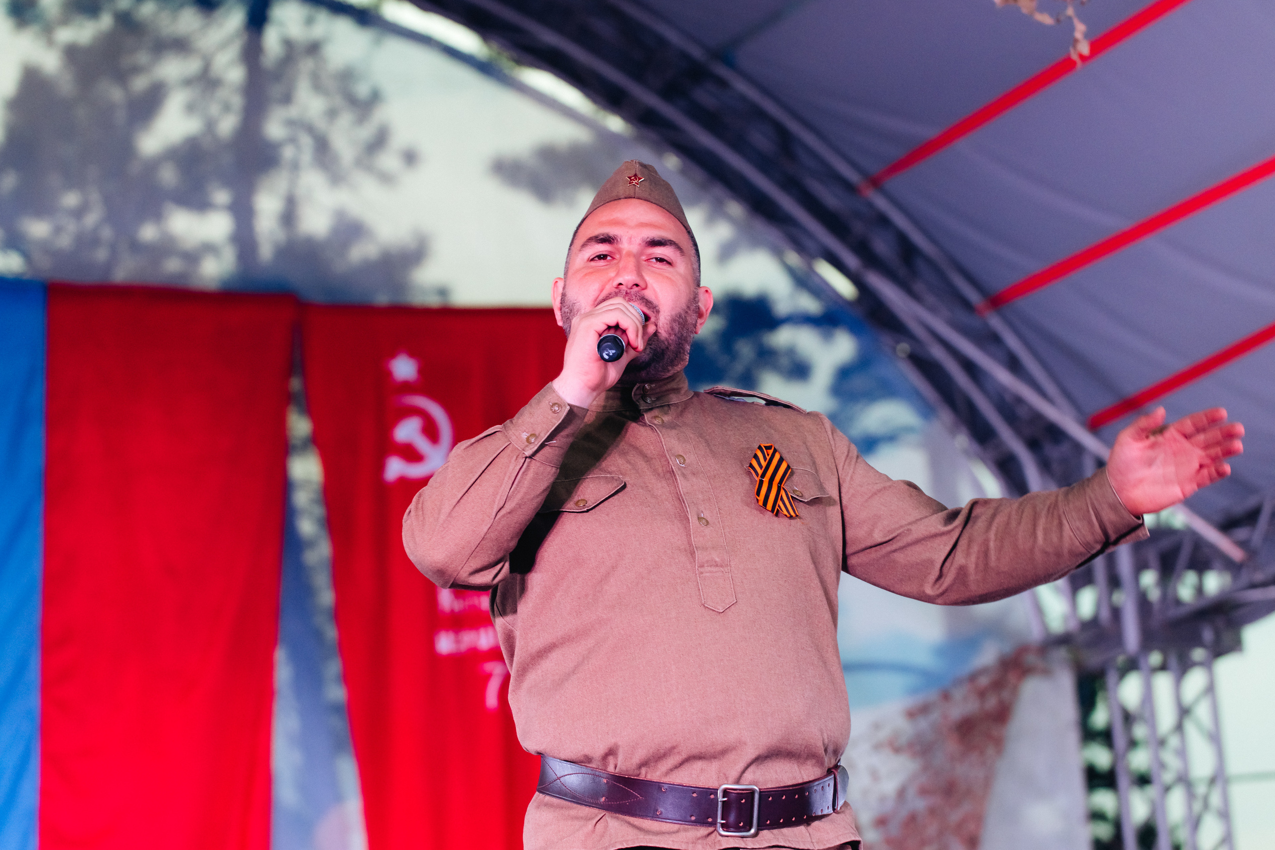 Празднование «Дня Победы» в парке Юбилейный. Свадебный и семейный фотограф в Улан-Удэ