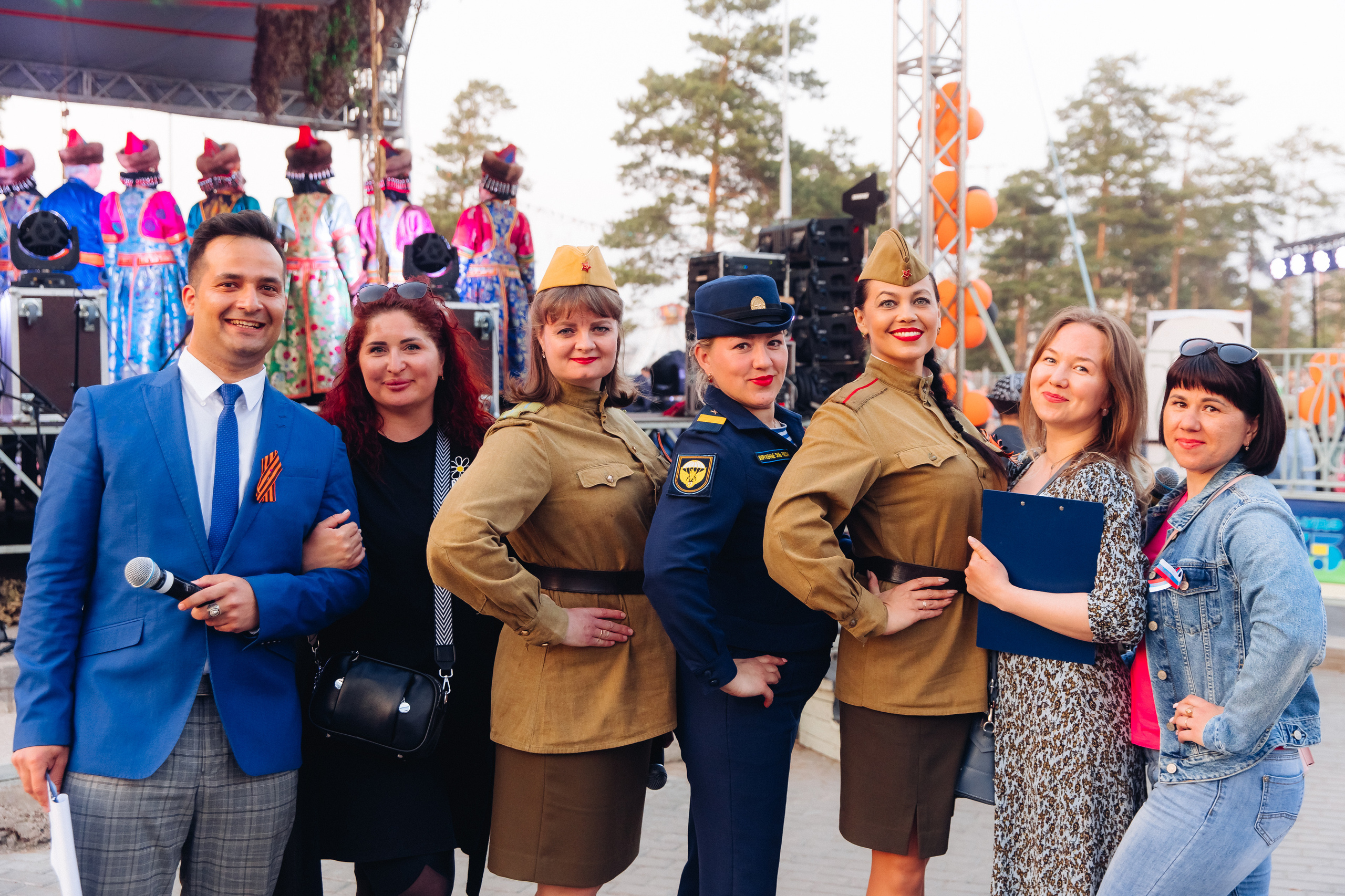 Празднование «Дня Победы» в парке Юбилейный. Свадебный и семейный фотограф в Улан-Удэ