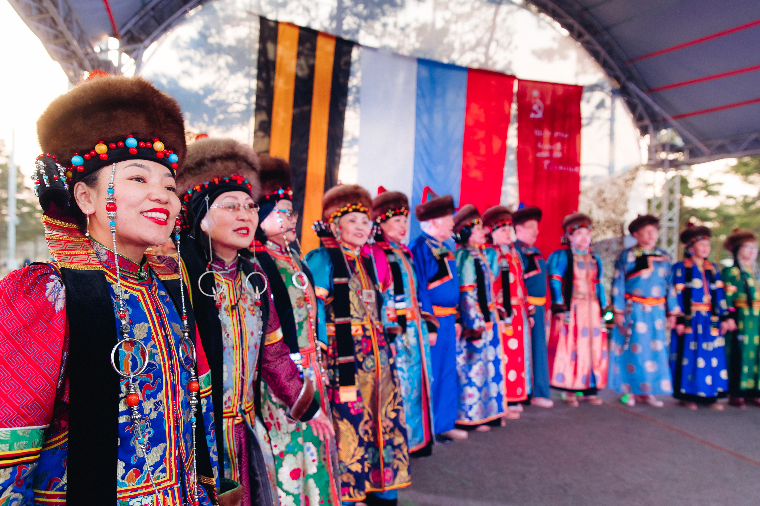 Празднование «Дня Победы» в парке Юбилейный. Свадебный и семейный фотограф в Улан-Удэ