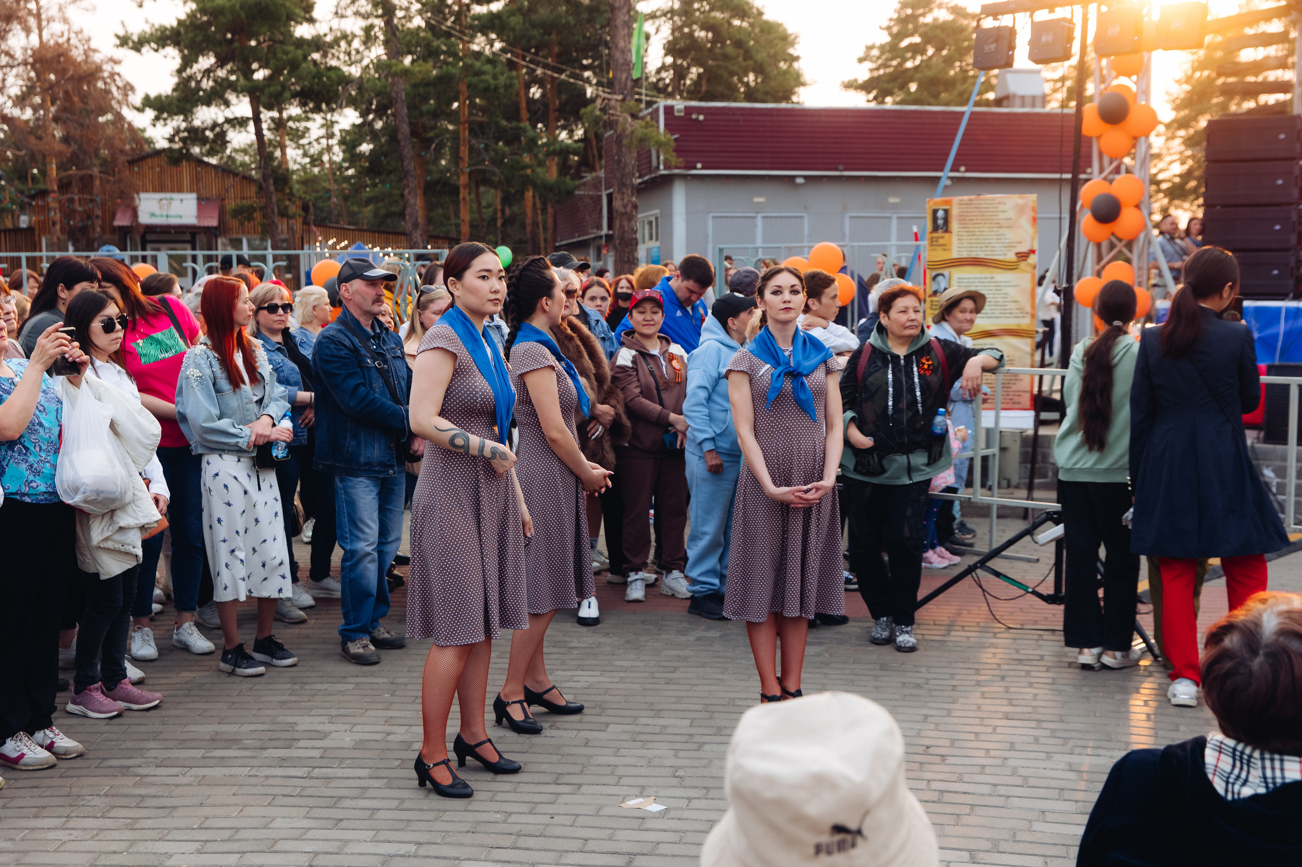 Празднование «Дня Победы» в парке Юбилейный. Свадебный и семейный фотограф в Улан-Удэ