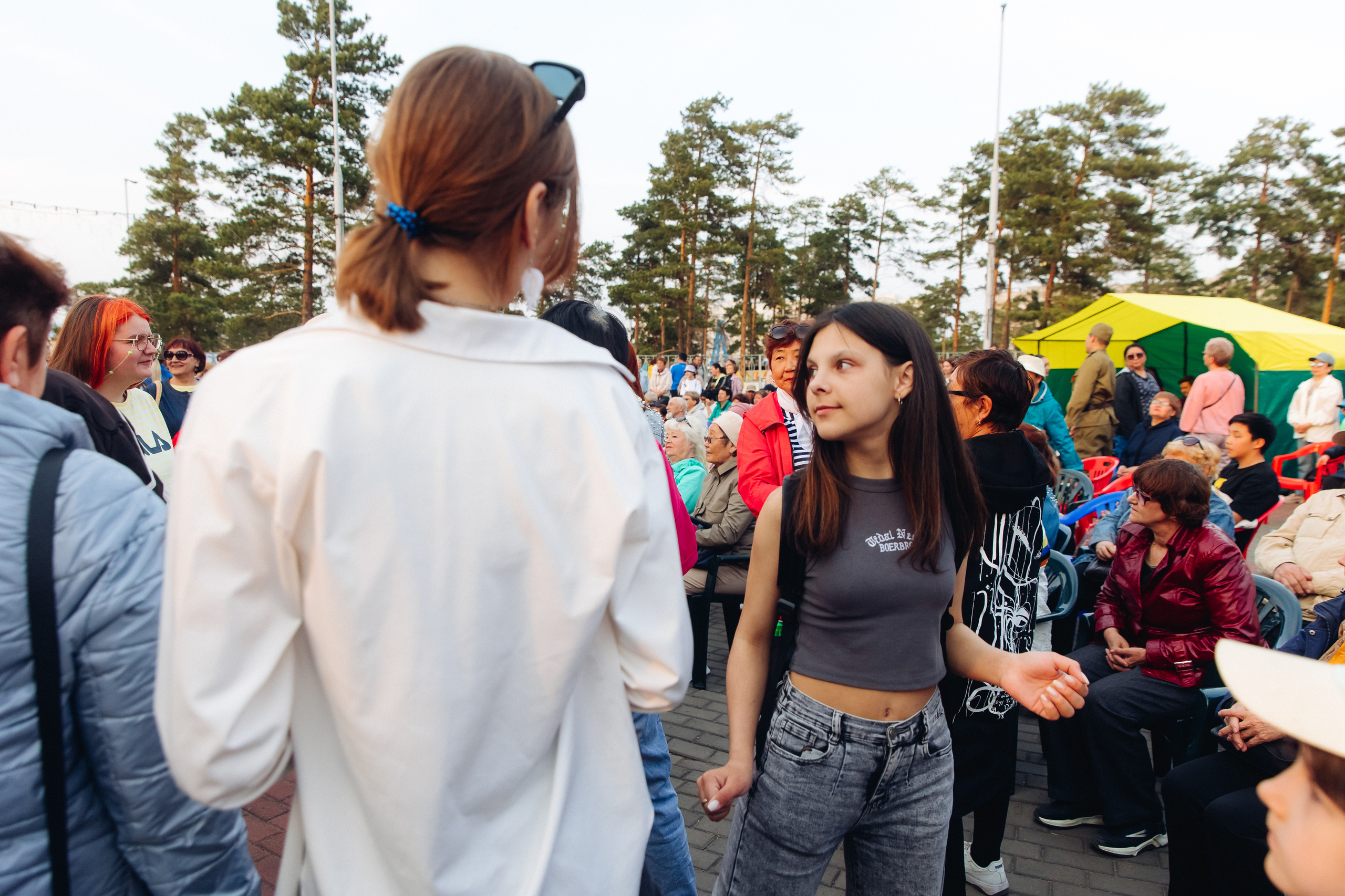 Празднование «Дня Победы» в парке Юбилейный. Свадебный и семейный фотограф в Улан-Удэ