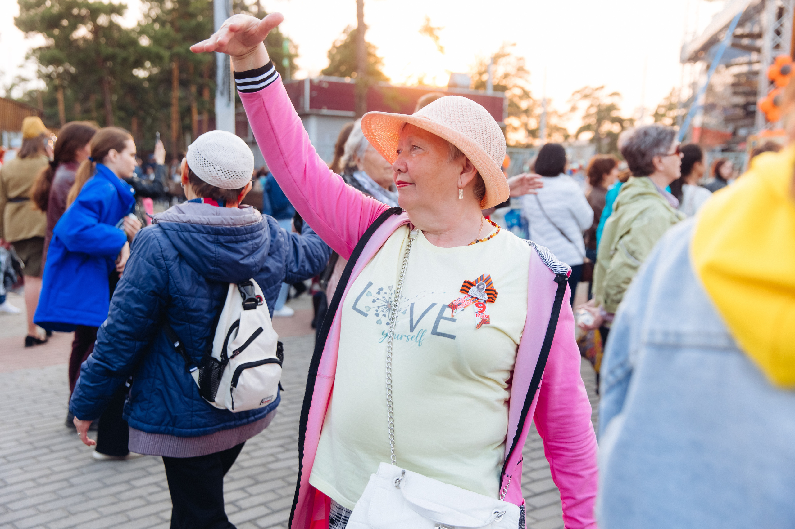 Празднование «Дня Победы» в парке Юбилейный. Свадебный и семейный фотограф в Улан-Удэ