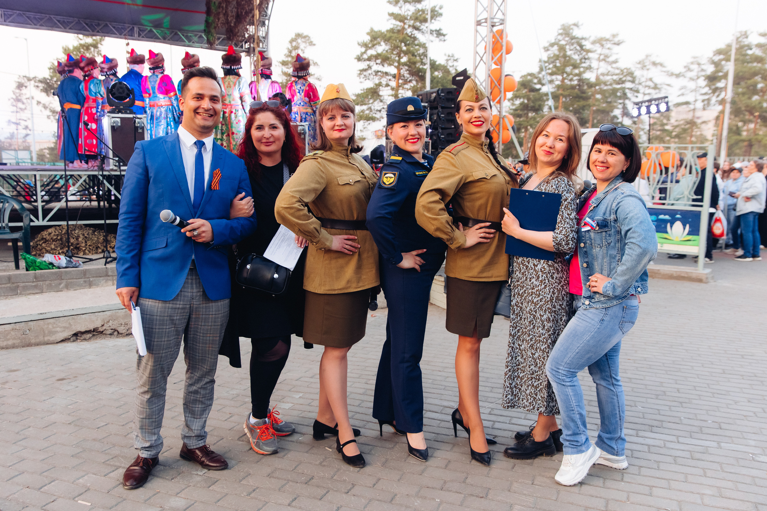 Празднование «Дня Победы» в парке Юбилейный. Свадебный и семейный фотограф в Улан-Удэ