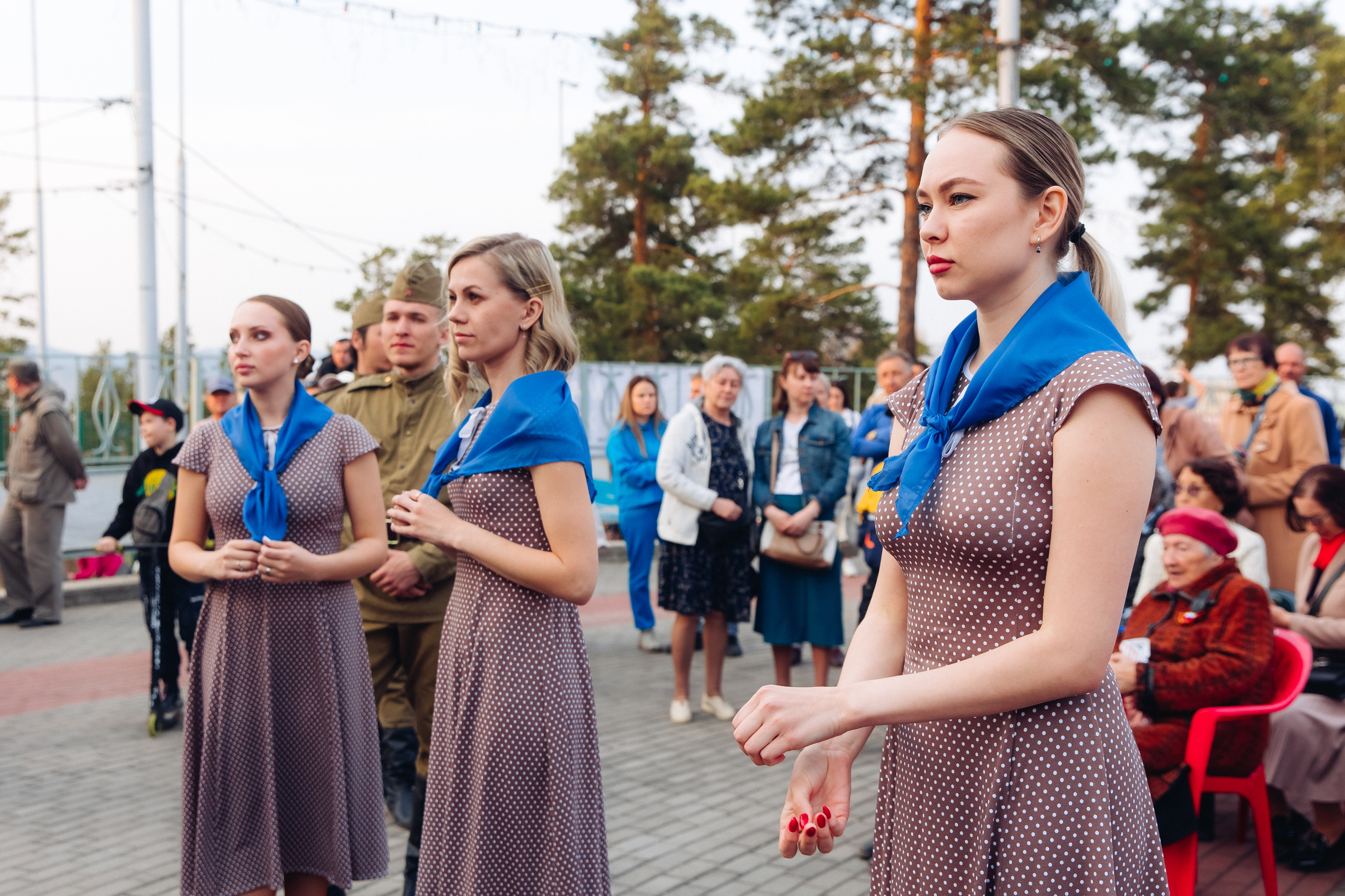 Празднование «Дня Победы» в парке Юбилейный. Свадебный и семейный фотограф в Улан-Удэ