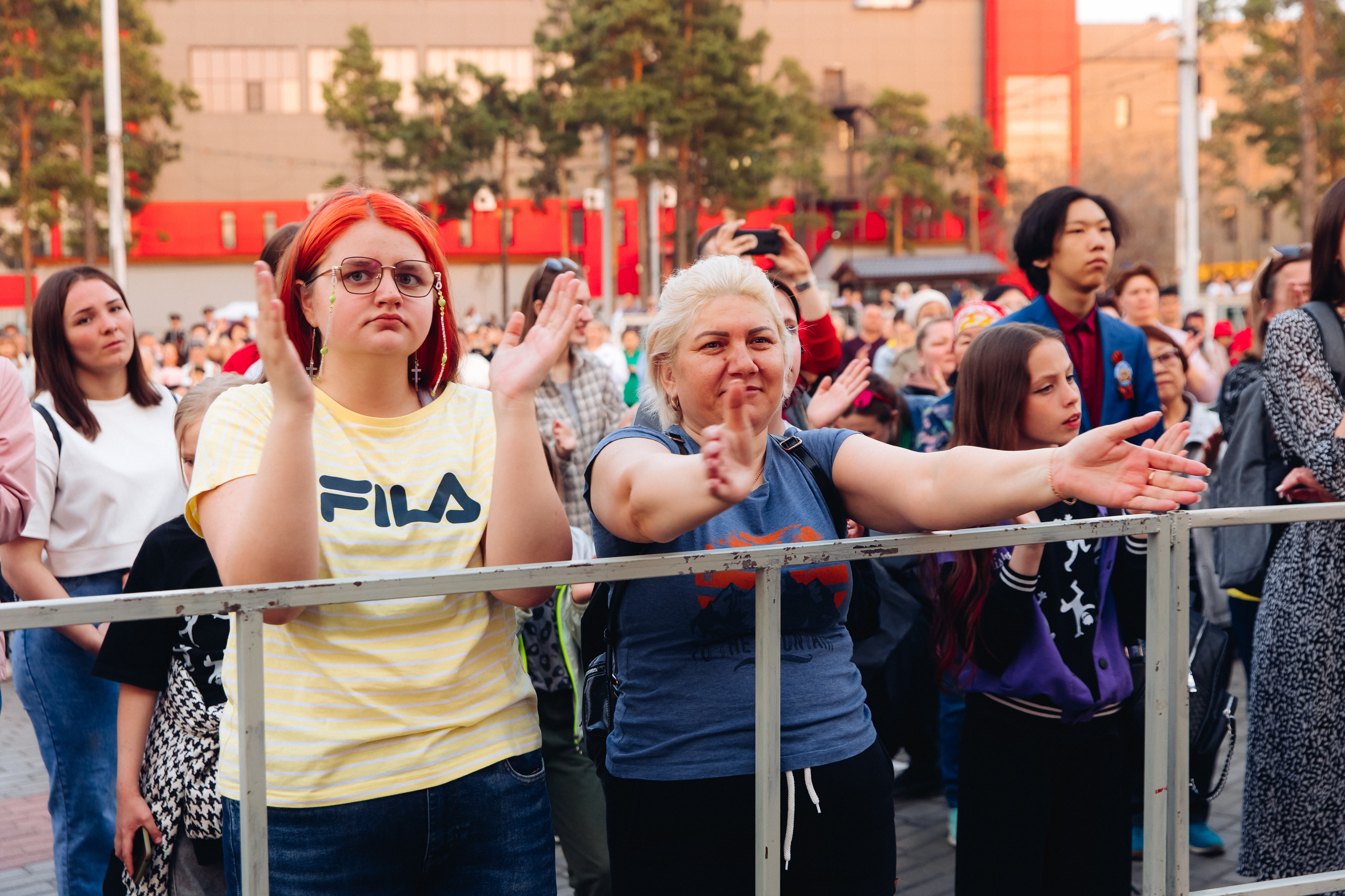 Празднование «Дня Победы» в парке Юбилейный. Свадебный и семейный фотограф в Улан-Удэ