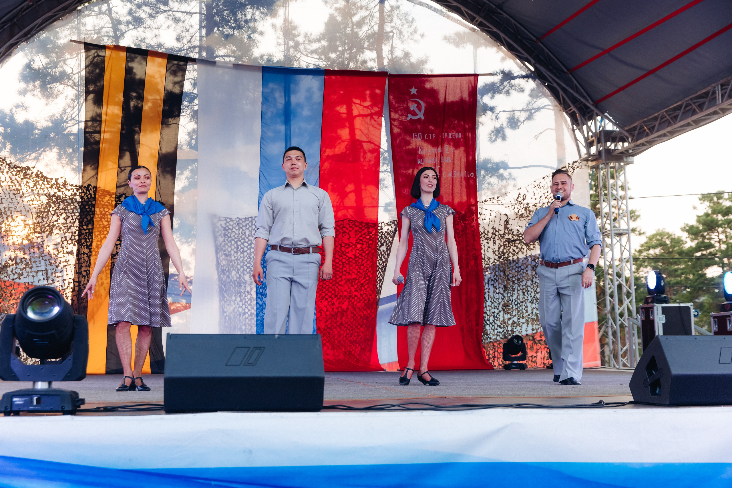 Празднование «Дня Победы» в парке Юбилейный. Свадебный и семейный фотограф в Улан-Удэ
