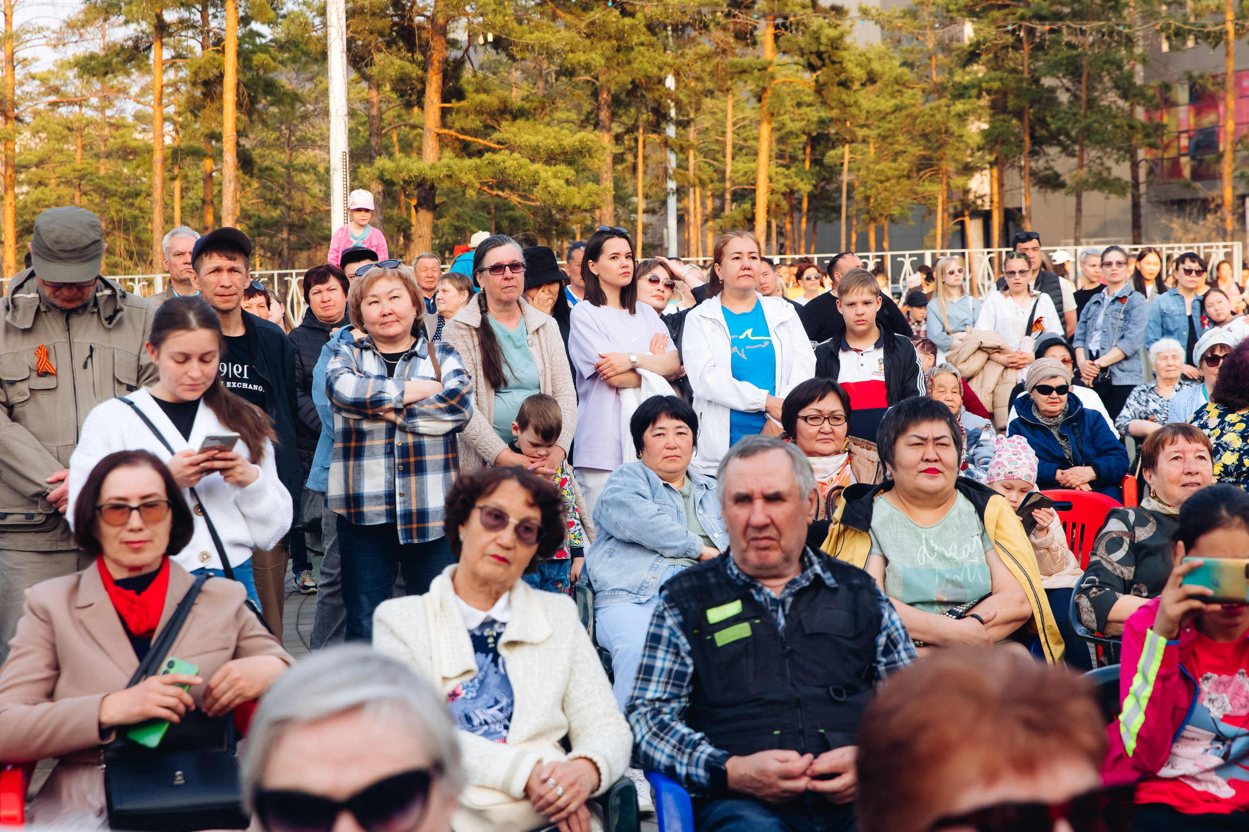Празднование «Дня Победы» в парке Юбилейный. Свадебный и семейный фотограф в Улан-Удэ
