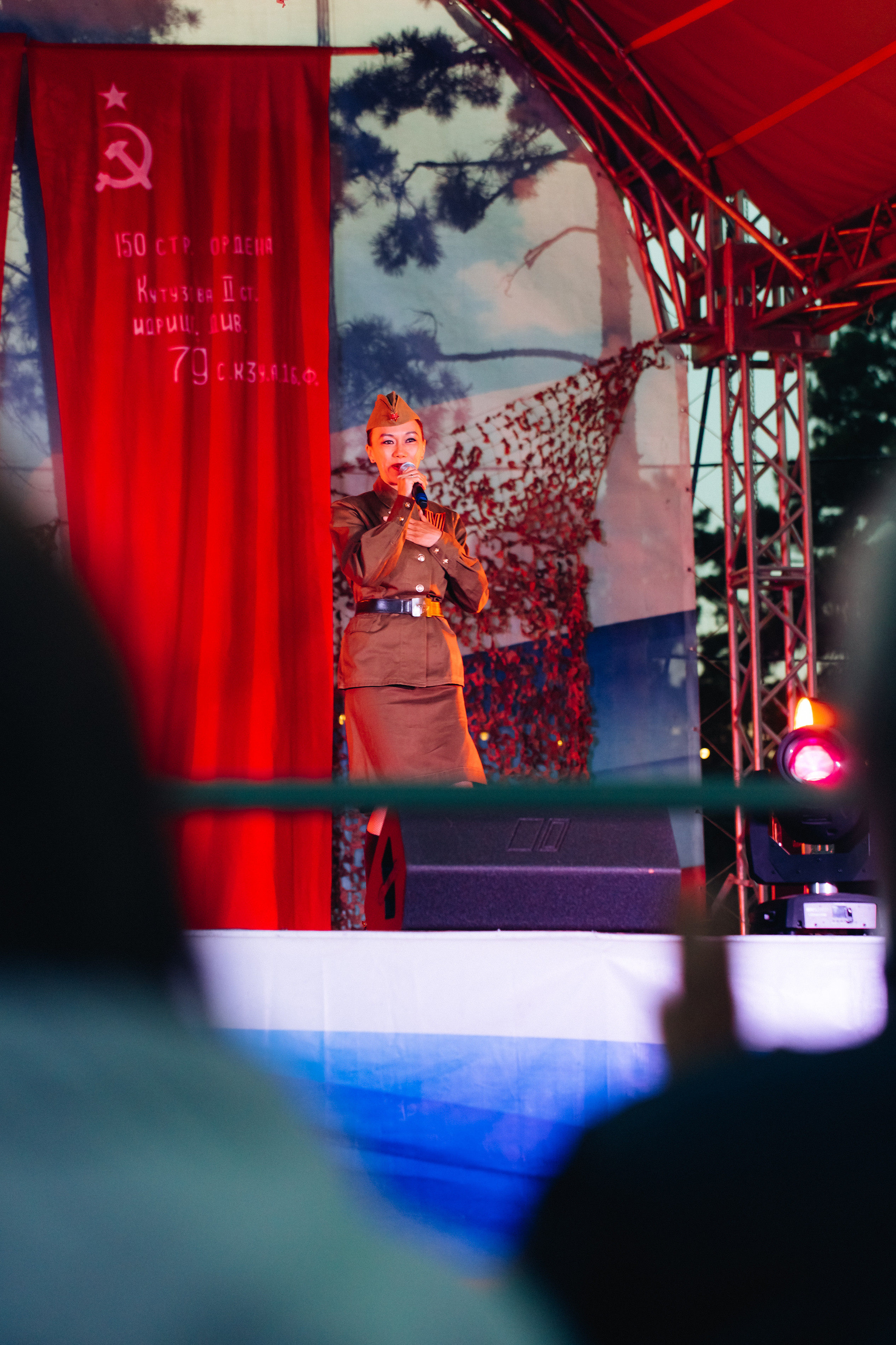 Празднование «Дня Победы» в парке Юбилейный. Свадебный и семейный фотограф в Улан-Удэ