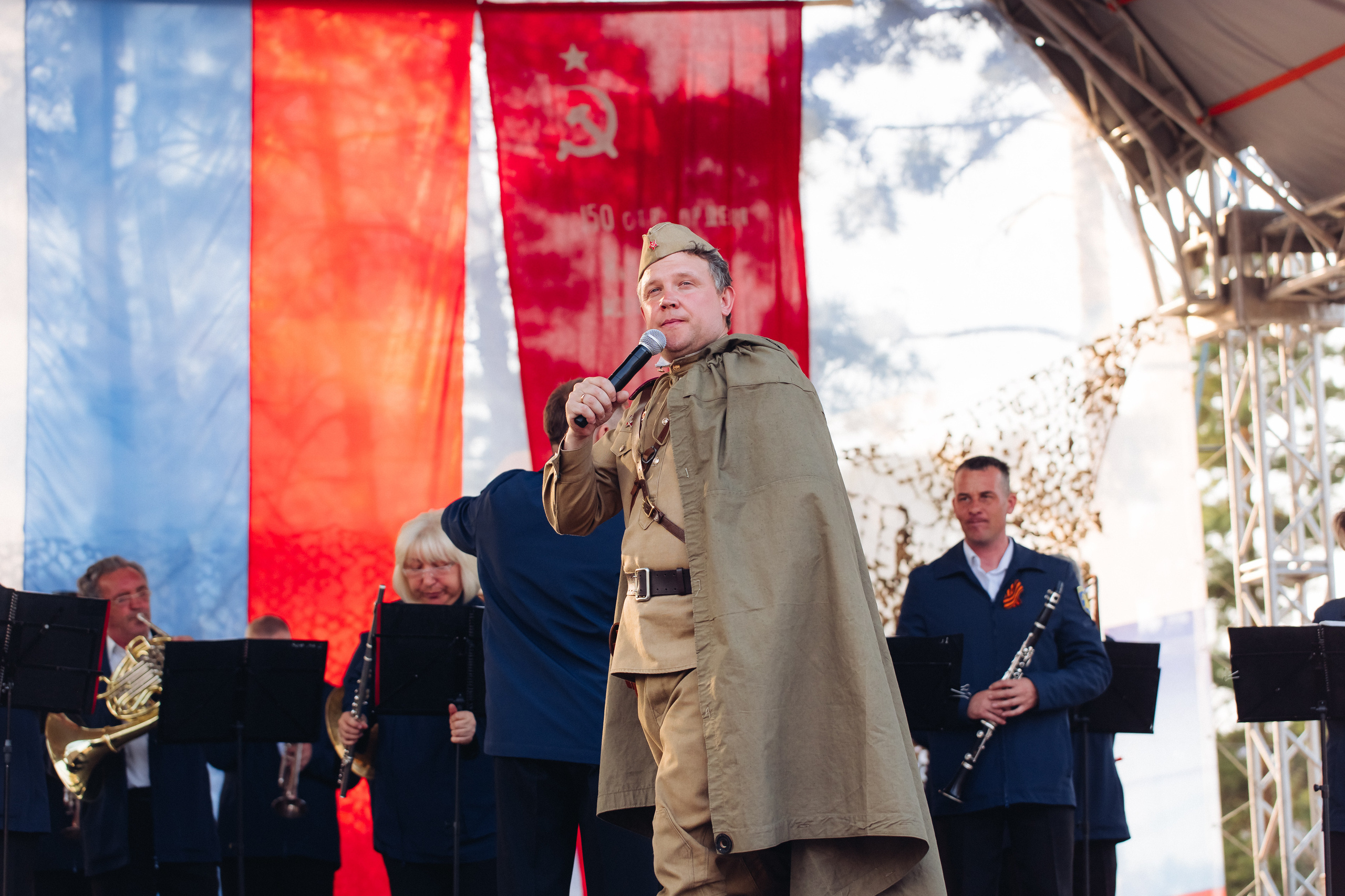 Празднование «Дня Победы» в парке Юбилейный. Свадебный и семейный фотограф в Улан-Удэ