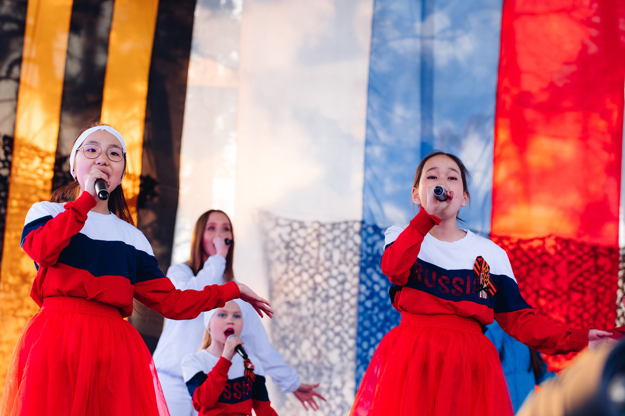 Празднование «Дня Победы» в парке Юбилейный. Свадебный и семейный фотограф в Улан-Удэ