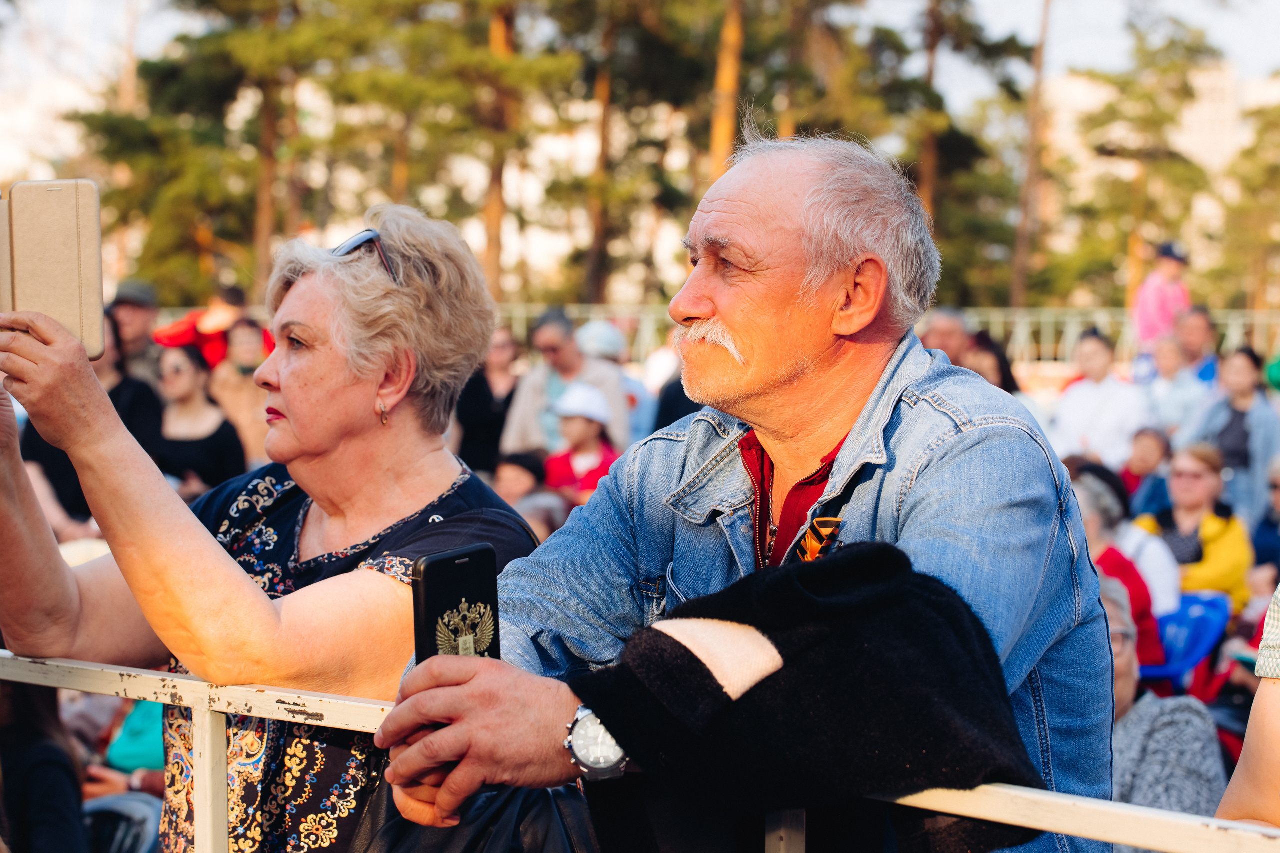 Празднование «Дня Победы» в парке Юбилейный. Свадебный и семейный фотограф в Улан-Удэ