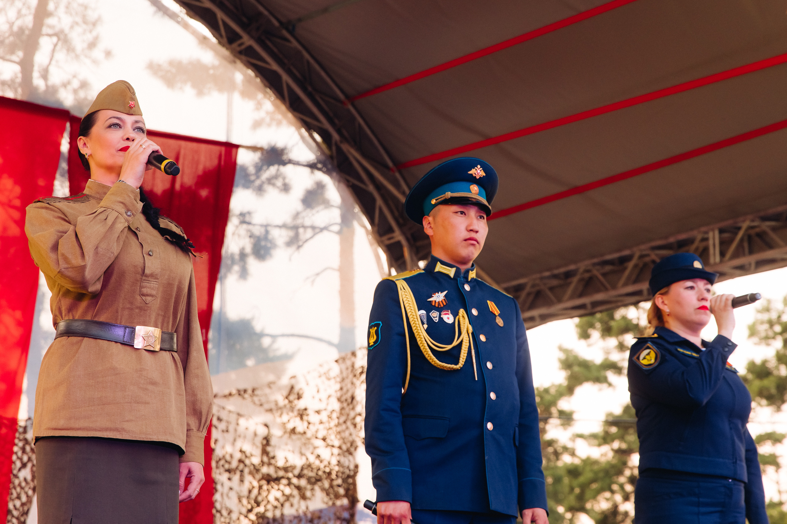 Празднование «Дня Победы» в парке Юбилейный. Свадебный и семейный фотограф в Улан-Удэ