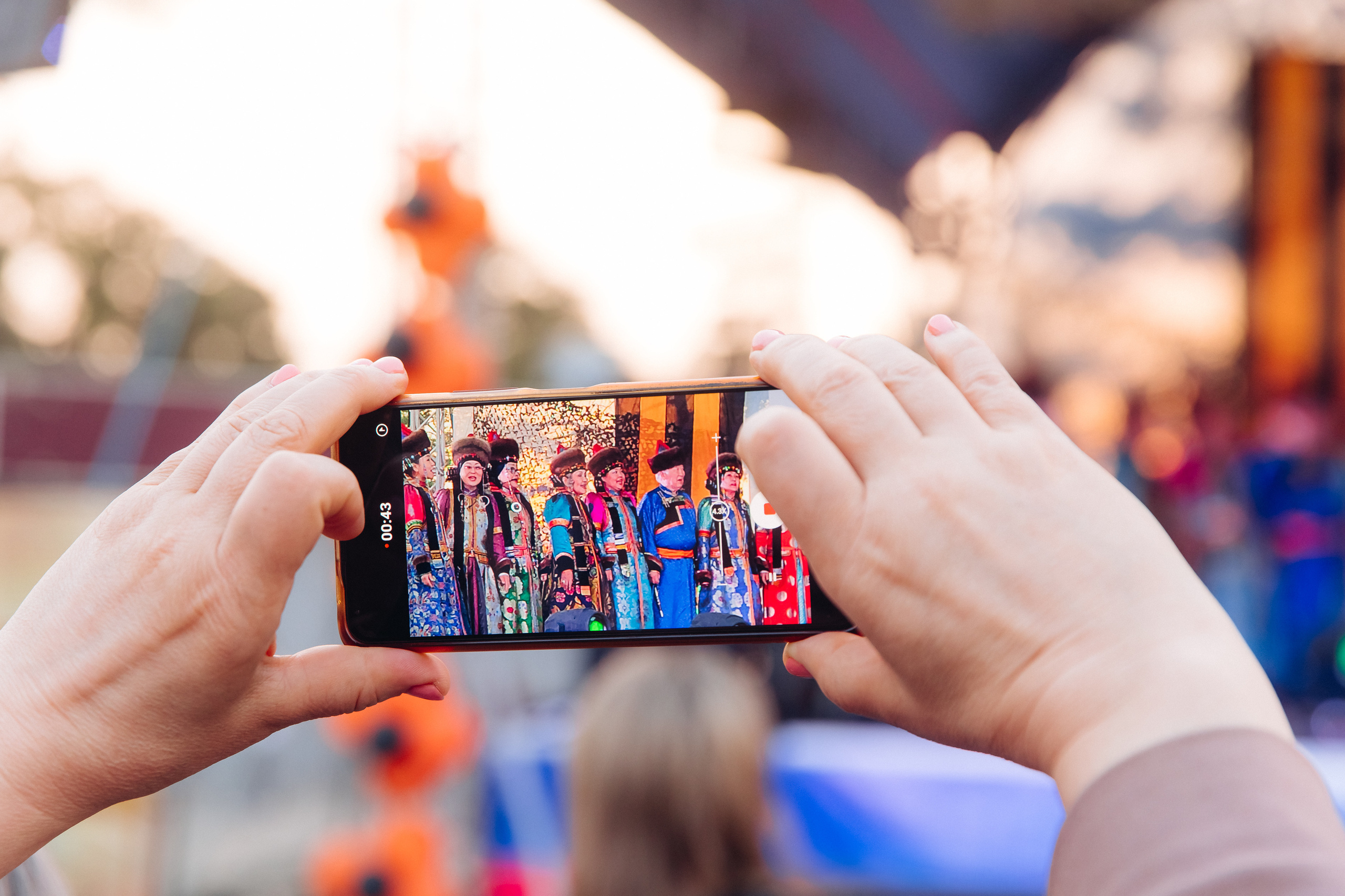 Празднование «Дня Победы» в парке Юбилейный. Свадебный и семейный фотограф в Улан-Удэ