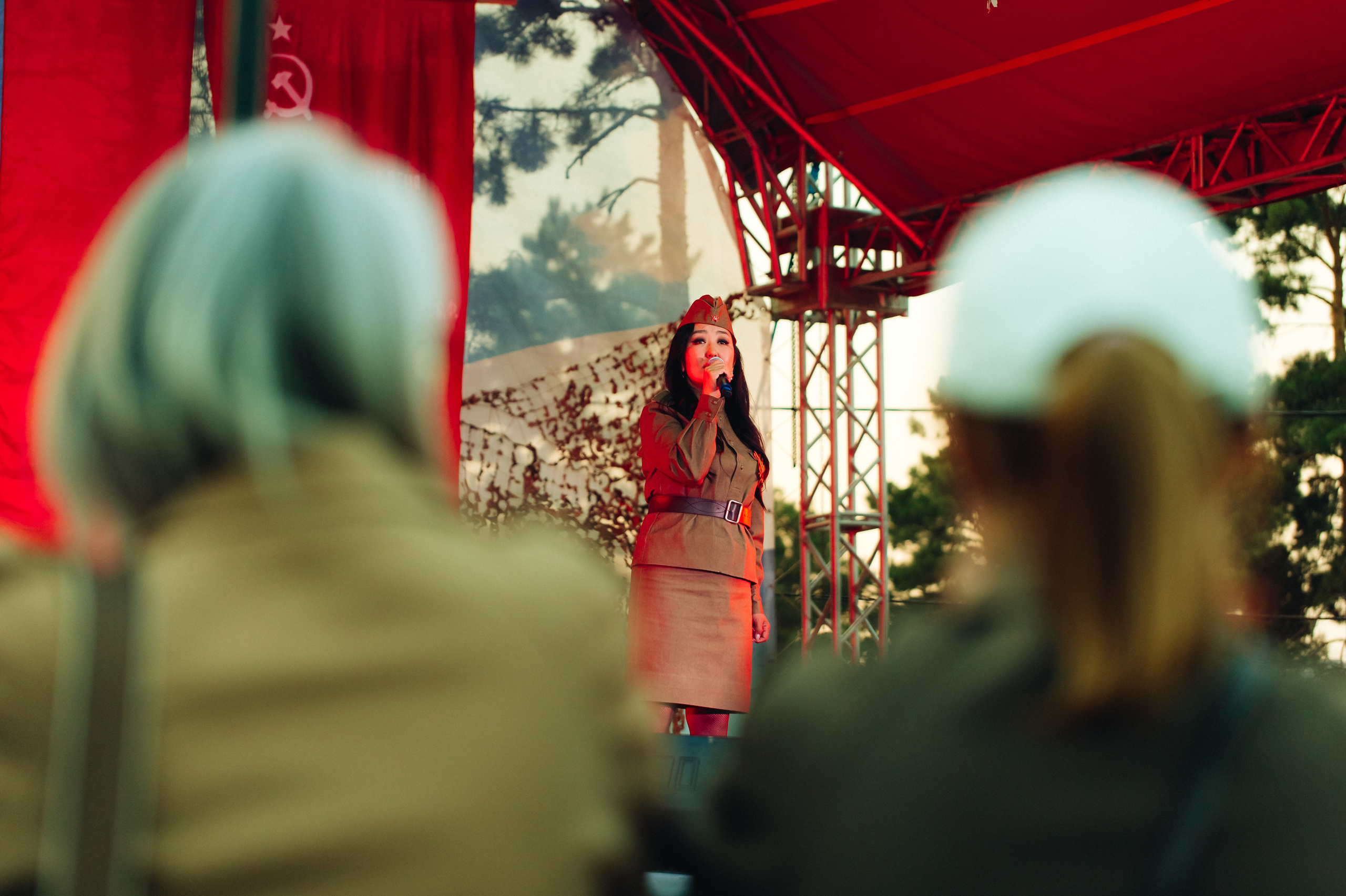 Празднование «Дня Победы» в парке Юбилейный. Свадебный и семейный фотограф в Улан-Удэ