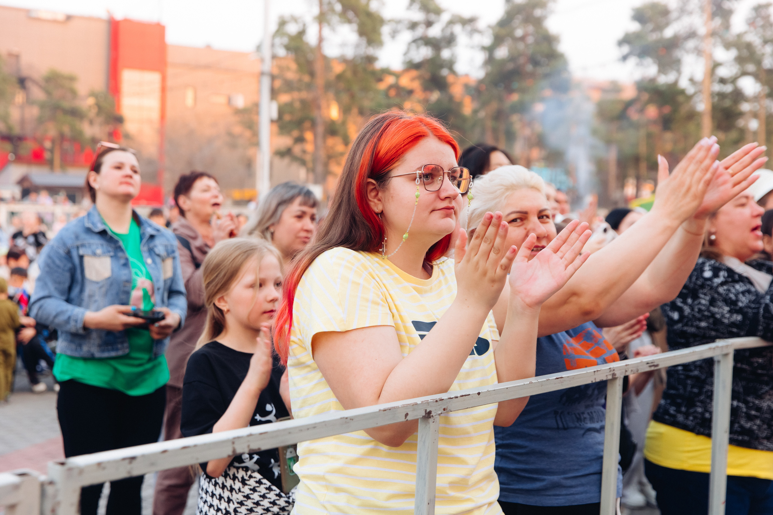 Празднование «Дня Победы» в парке Юбилейный. Свадебный и семейный фотограф в Улан-Удэ