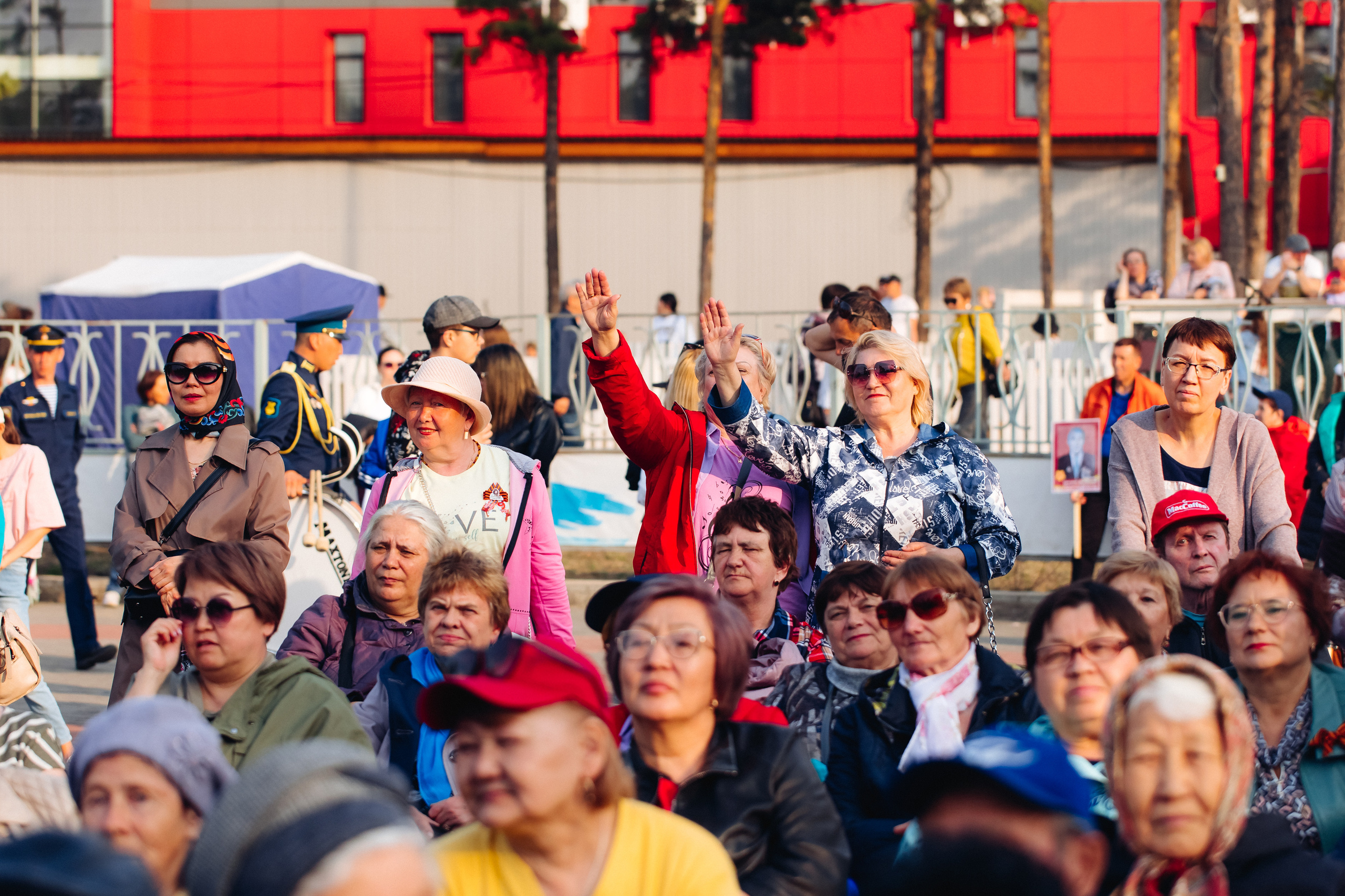 Празднование «Дня Победы» в парке Юбилейный. Свадебный и семейный фотограф в Улан-Удэ