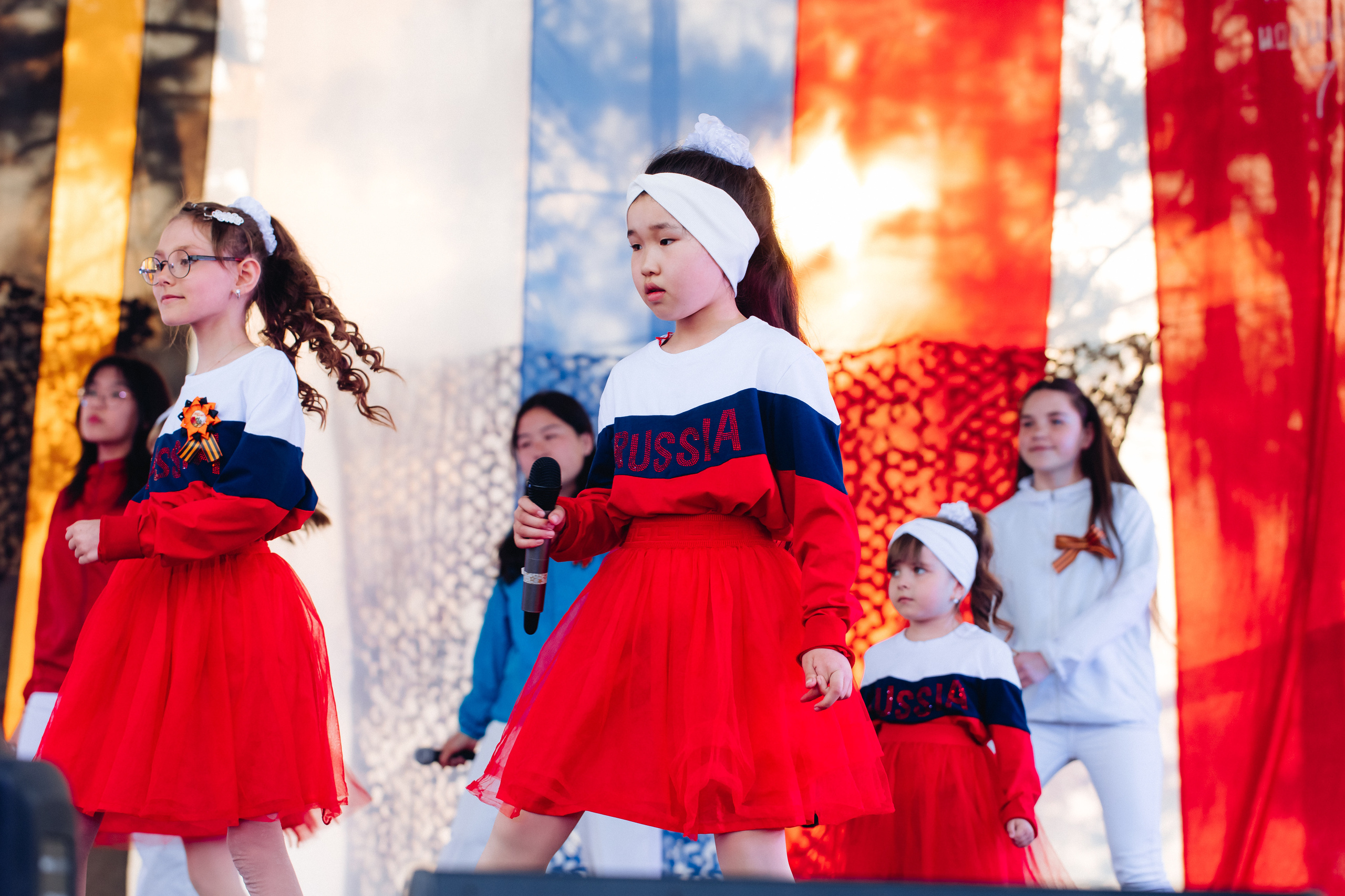 Празднование «Дня Победы» в парке Юбилейный. Свадебный и семейный фотограф в Улан-Удэ