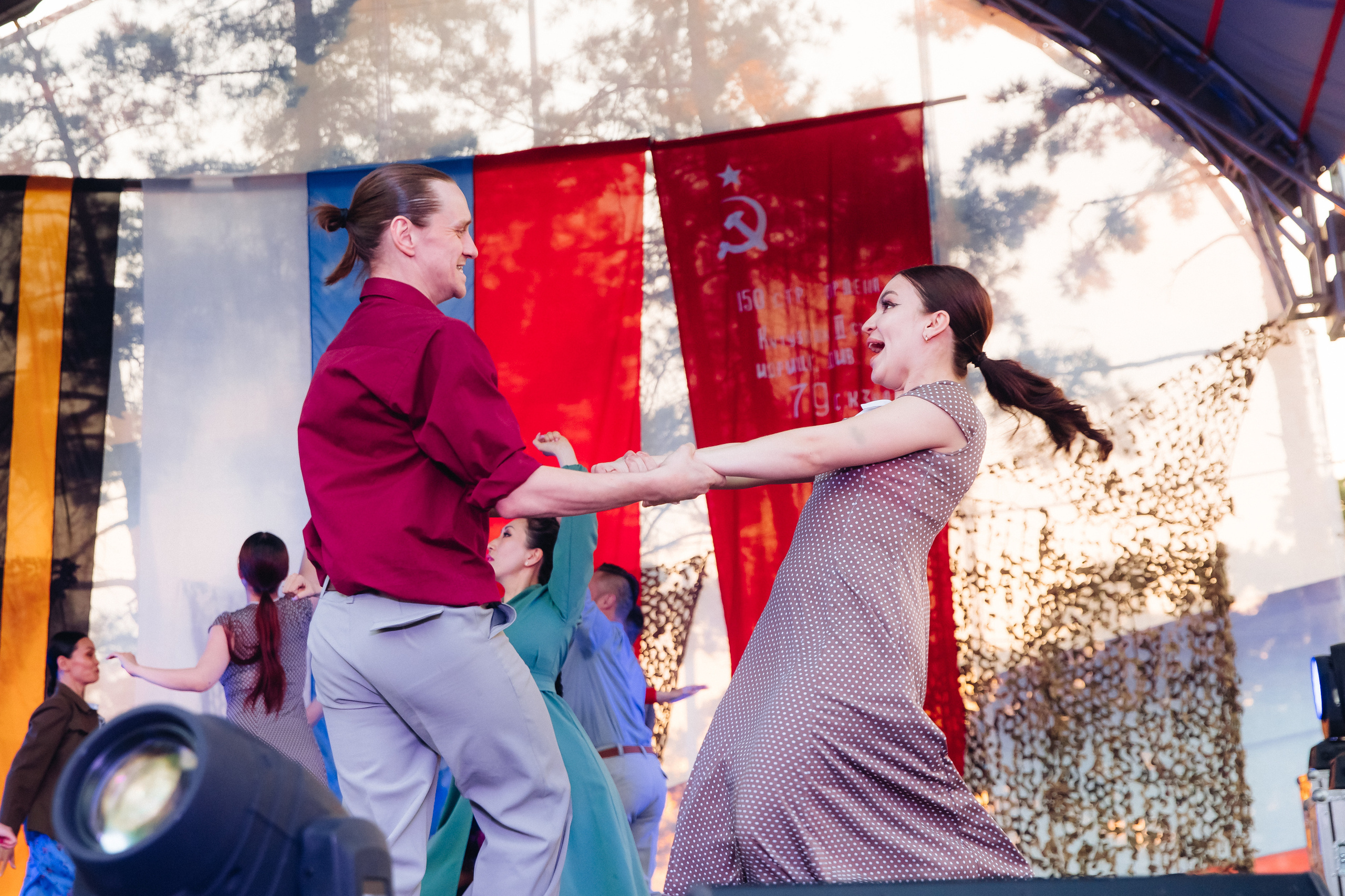 Празднование «Дня Победы» в парке Юбилейный. Свадебный и семейный фотограф в Улан-Удэ
