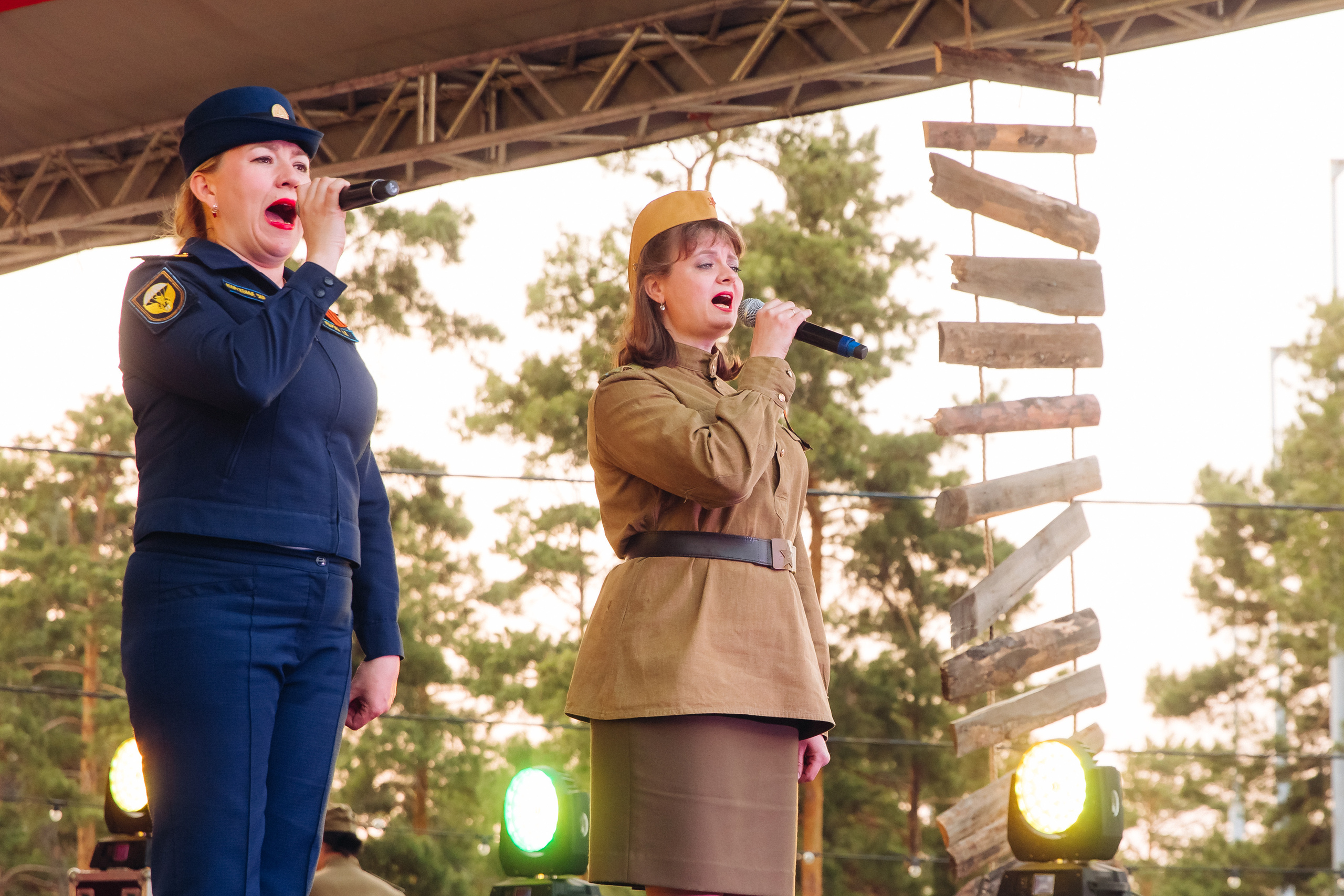 Празднование «Дня Победы» в парке Юбилейный. Свадебный и семейный фотограф в Улан-Удэ