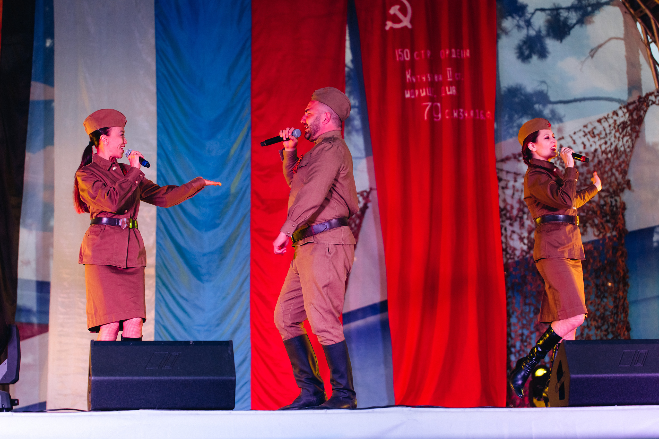 Празднование «Дня Победы» в парке Юбилейный. Свадебный и семейный фотограф в Улан-Удэ