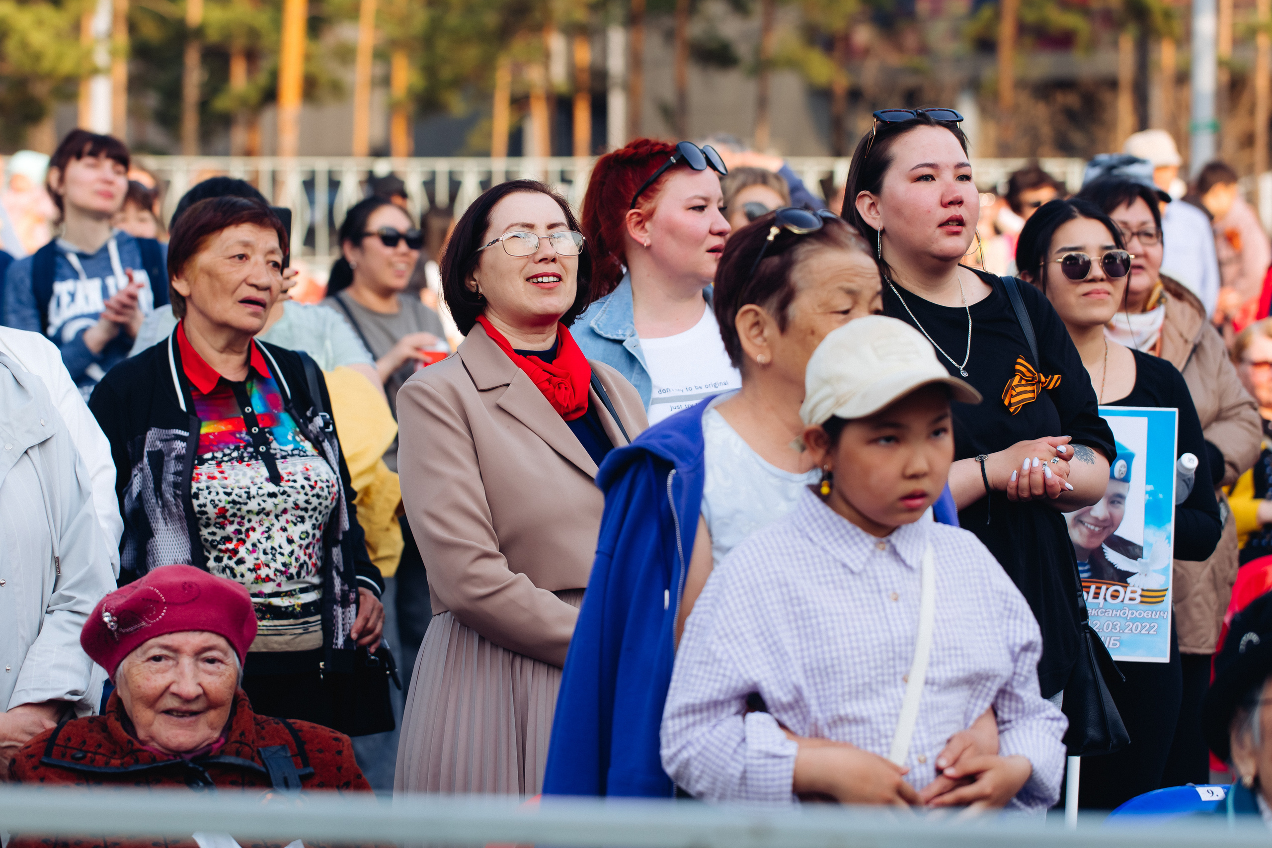 Празднование «Дня Победы» в парке Юбилейный. Свадебный и семейный фотограф в Улан-Удэ