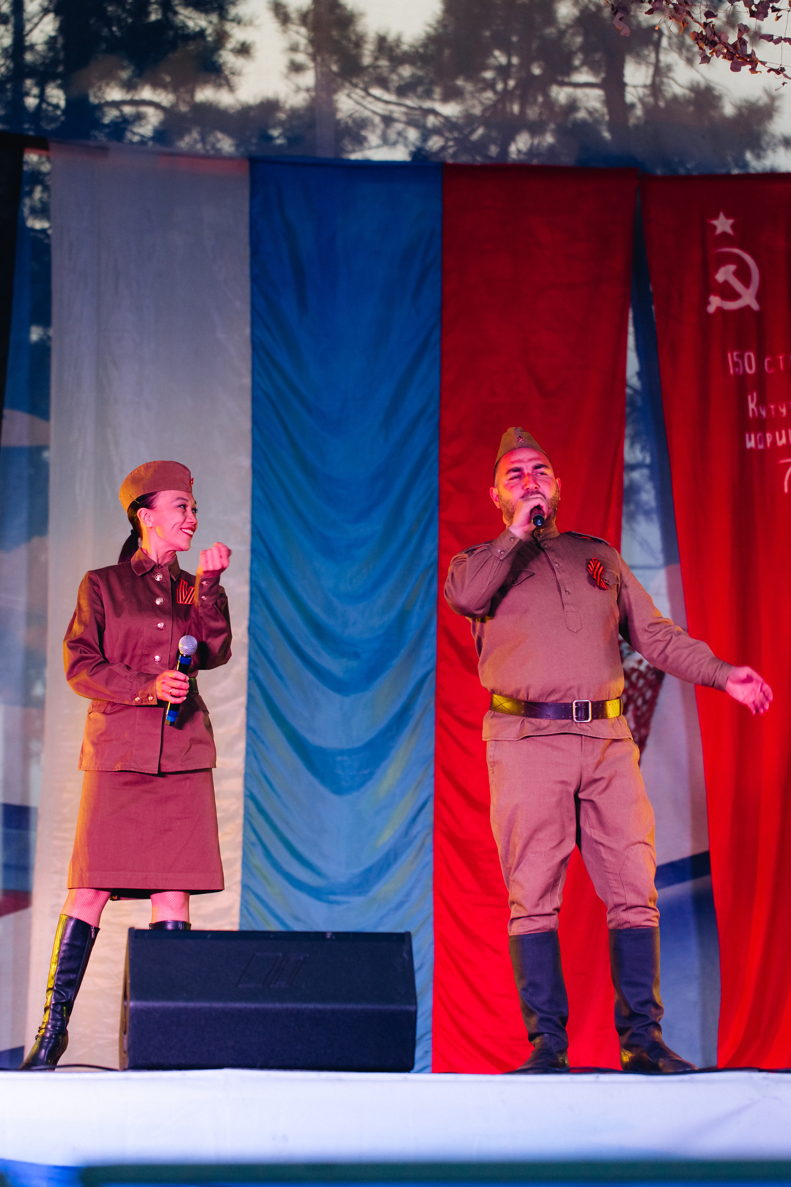 Празднование «Дня Победы» в парке Юбилейный. Свадебный и семейный фотограф в Улан-Удэ