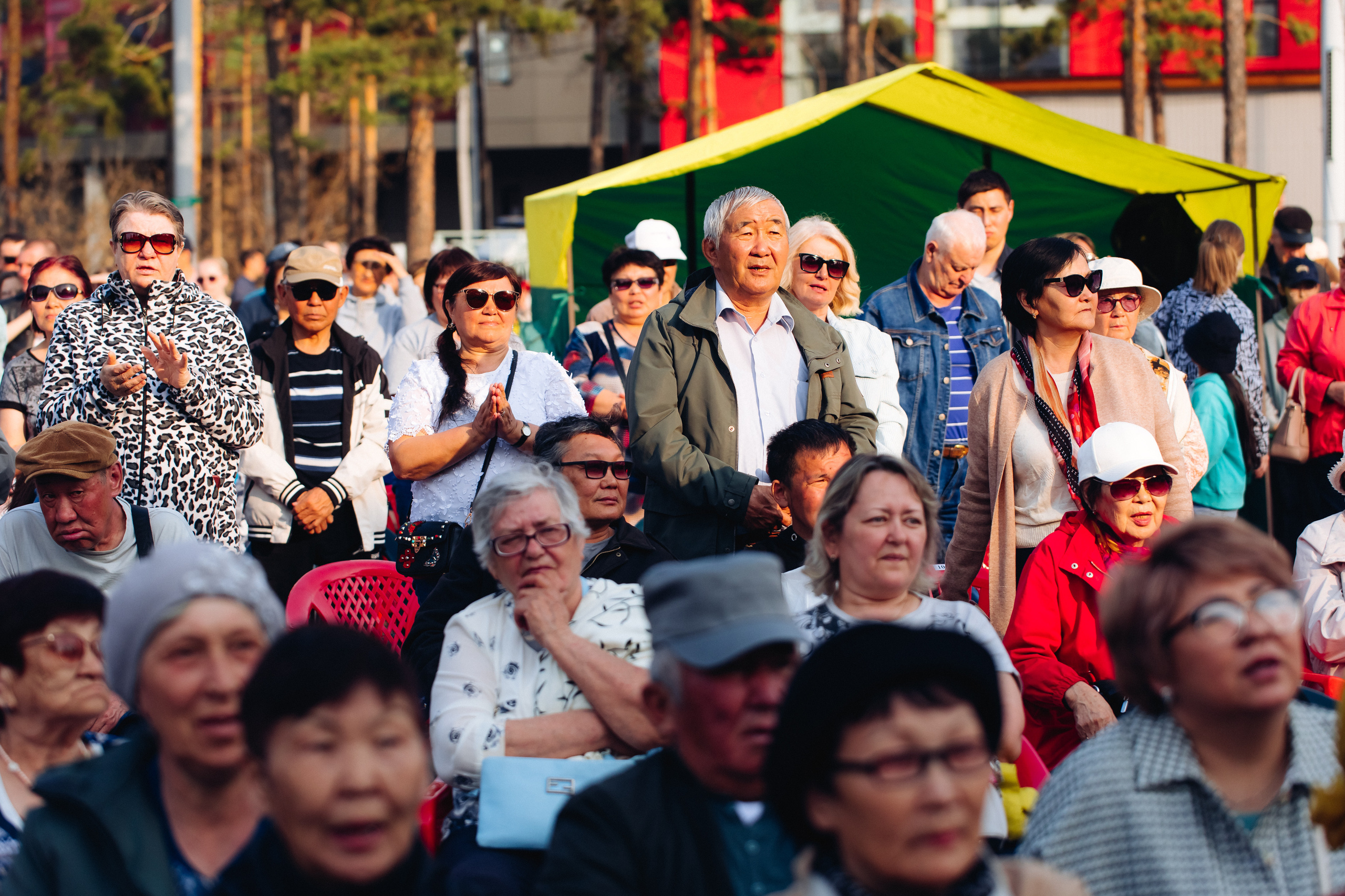 Празднование «Дня Победы» в парке Юбилейный. Свадебный и семейный фотограф в Улан-Удэ