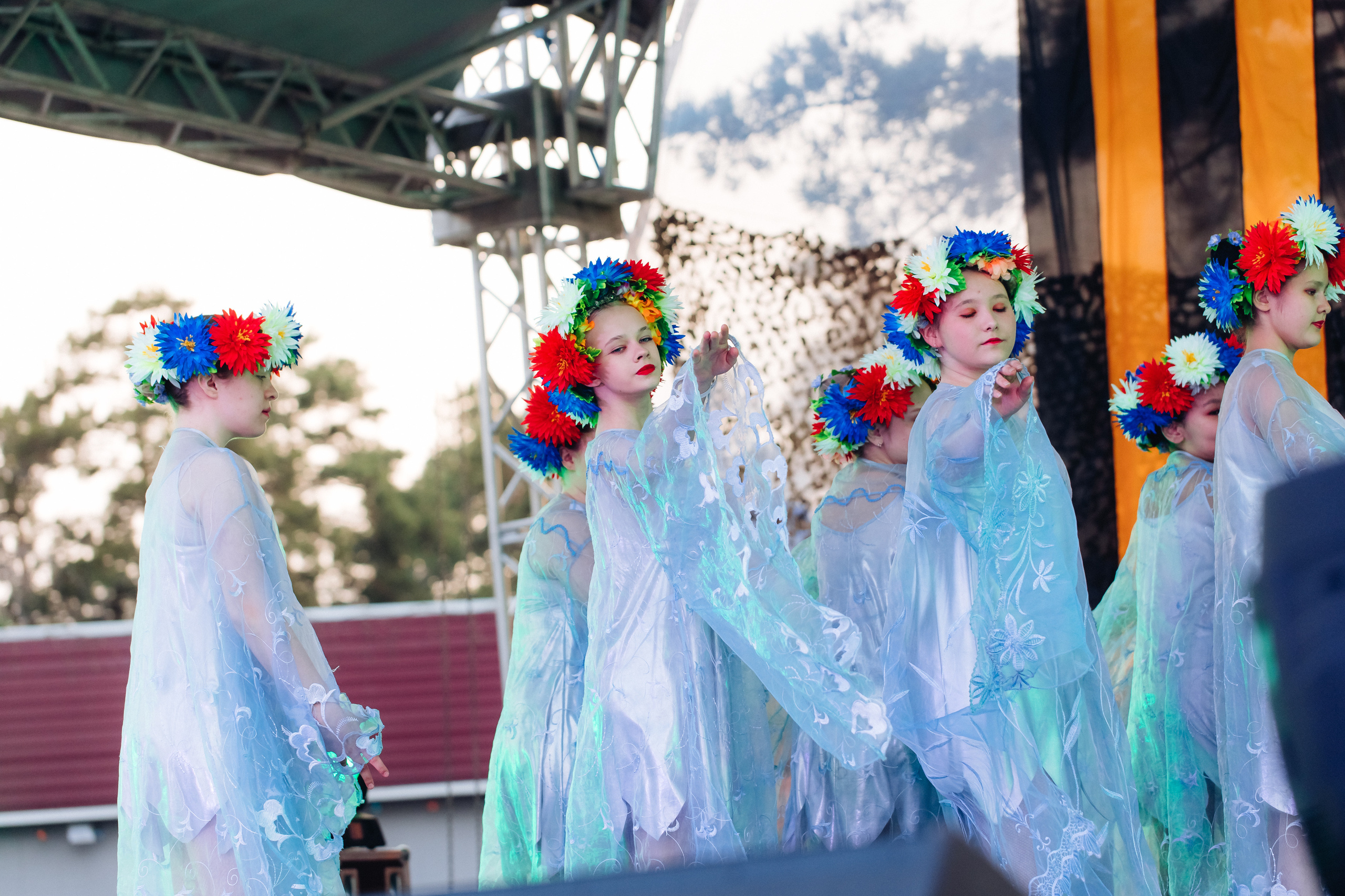 Празднование «Дня Победы» в парке Юбилейный. Свадебный и семейный фотограф в Улан-Удэ