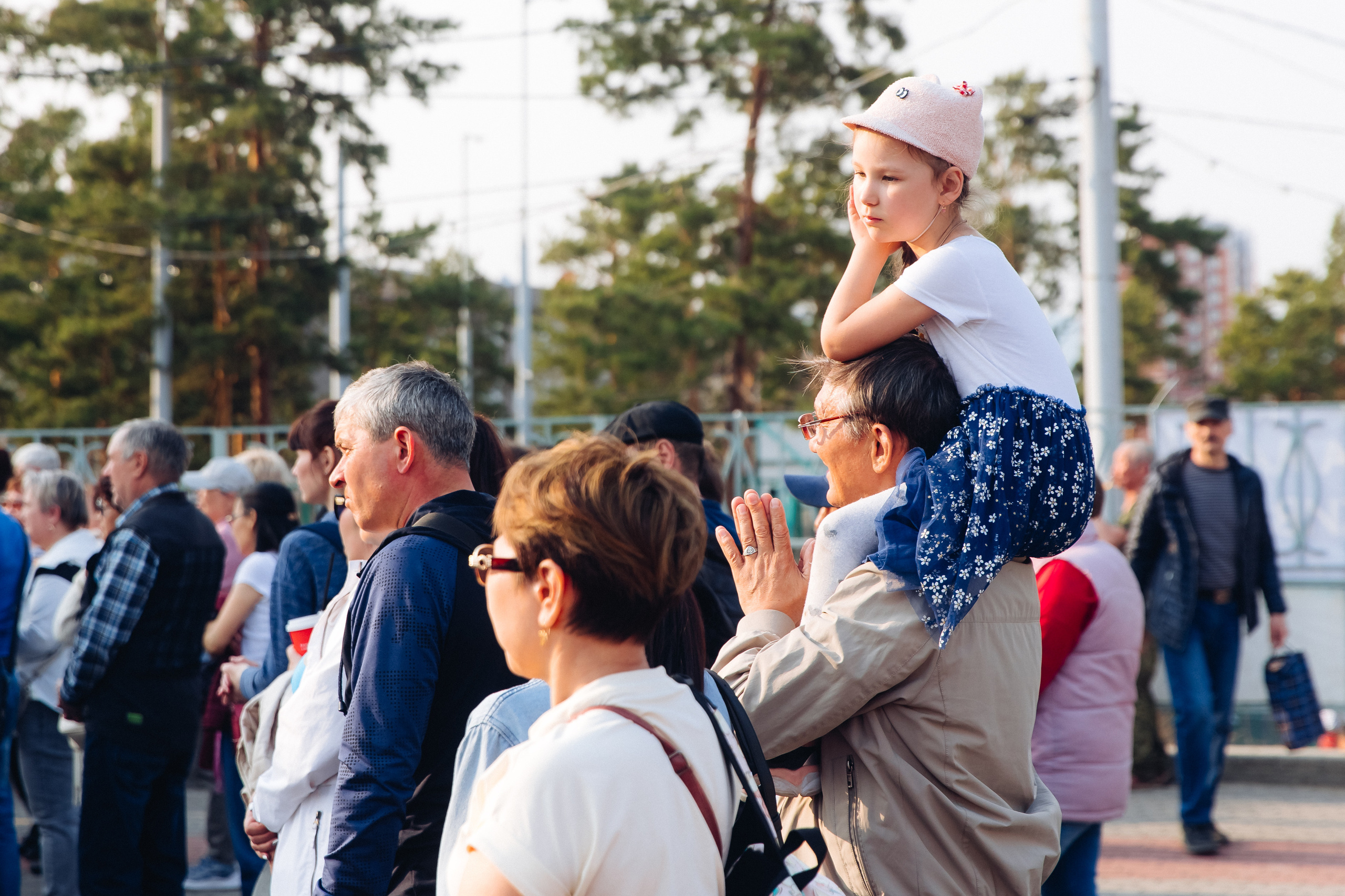 Празднование «Дня Победы» в парке Юбилейный. Свадебный и семейный фотограф в Улан-Удэ
