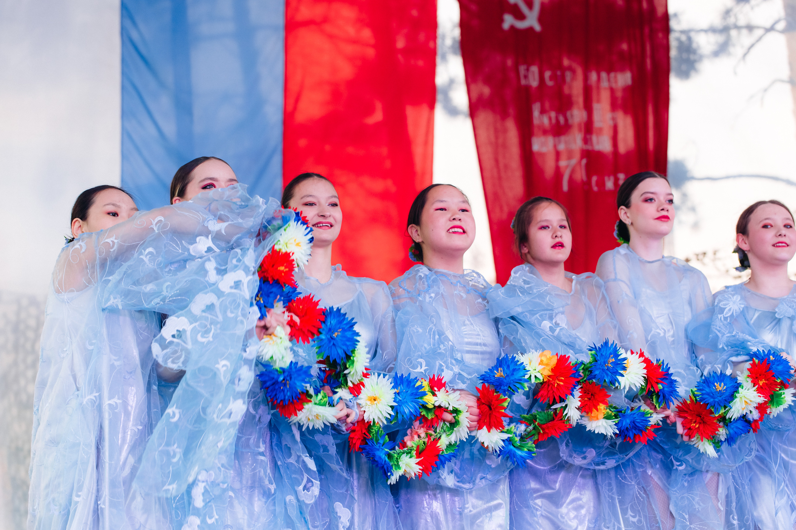 Празднование «Дня Победы» в парке Юбилейный. Свадебный и семейный фотограф в Улан-Удэ
