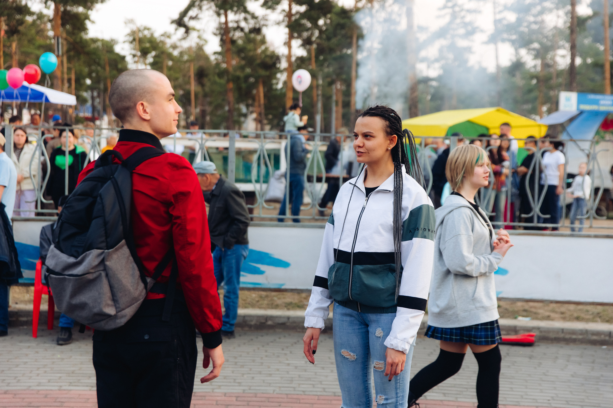 Празднование «Дня Победы» в парке Юбилейный. Свадебный и семейный фотограф в Улан-Удэ