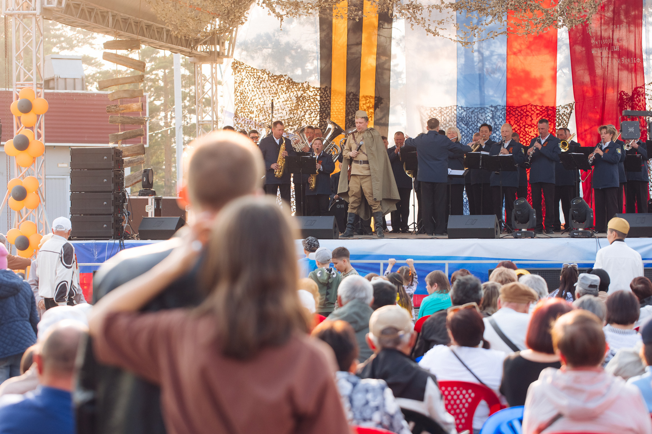 Празднование «Дня Победы» в парке Юбилейный. Свадебный и семейный фотограф в Улан-Удэ