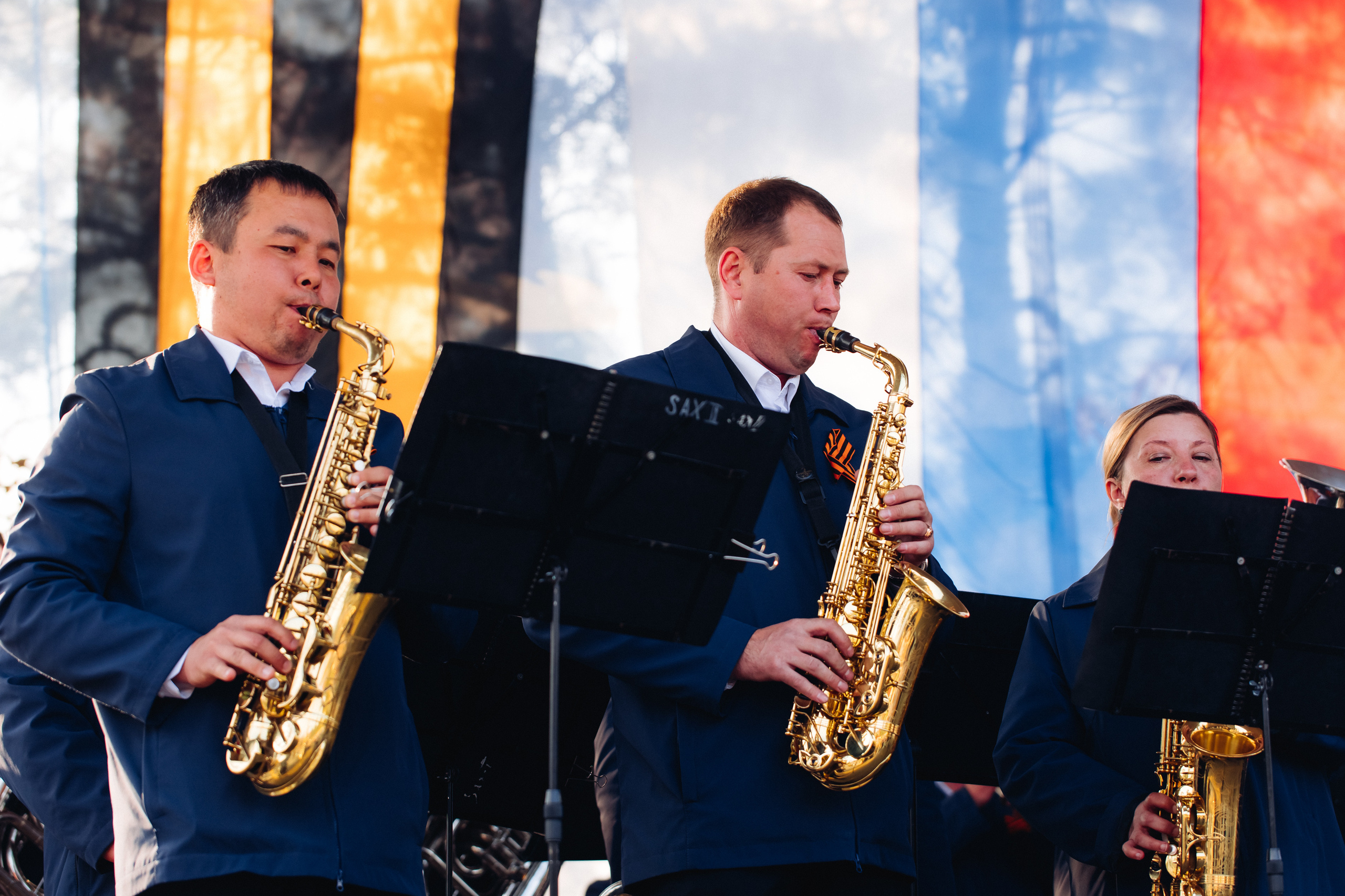 Празднование «Дня Победы» в парке Юбилейный. Свадебный и семейный фотограф в Улан-Удэ