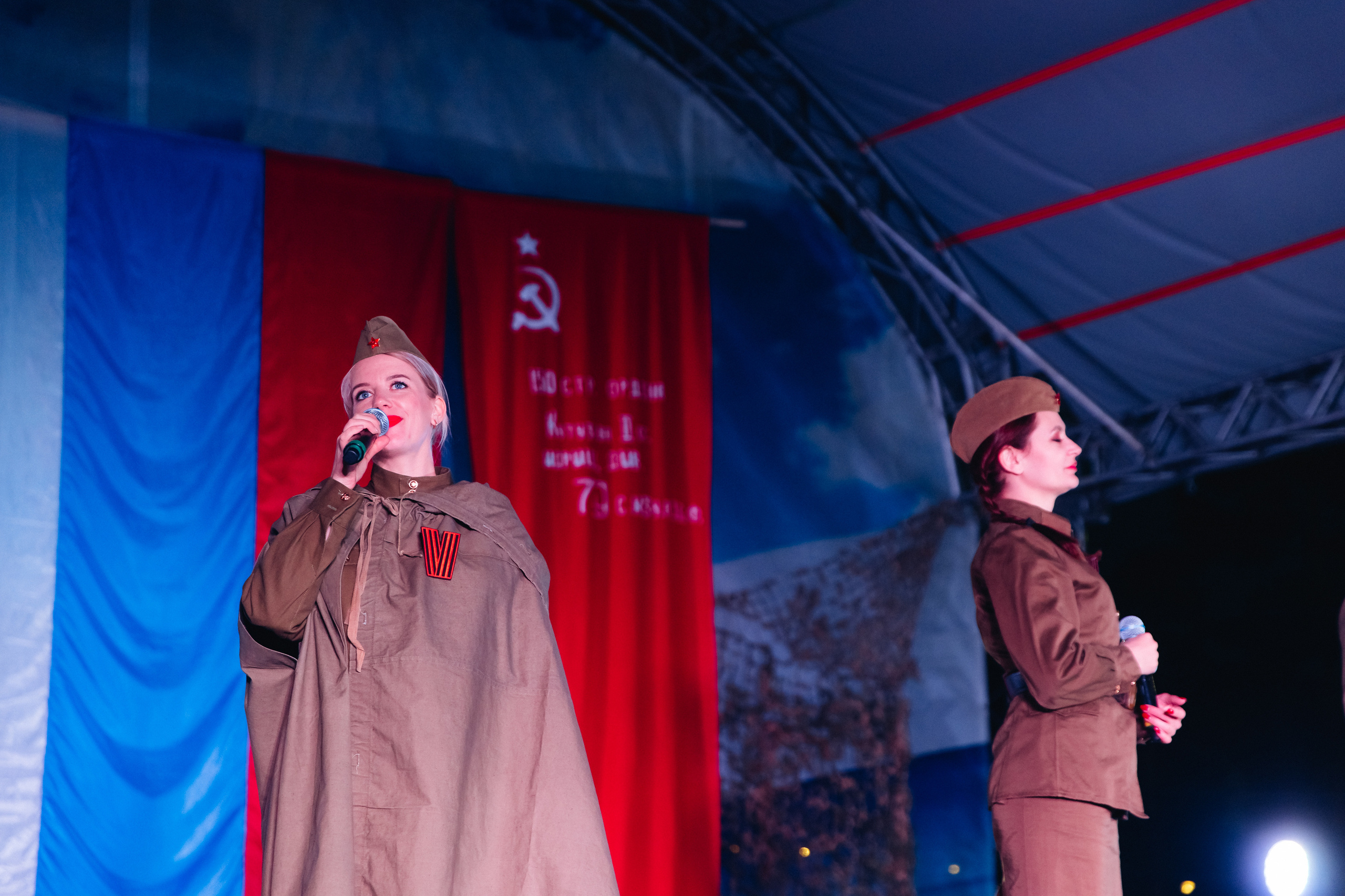 Празднование «Дня Победы» в парке Юбилейный. Свадебный и семейный фотограф в Улан-Удэ