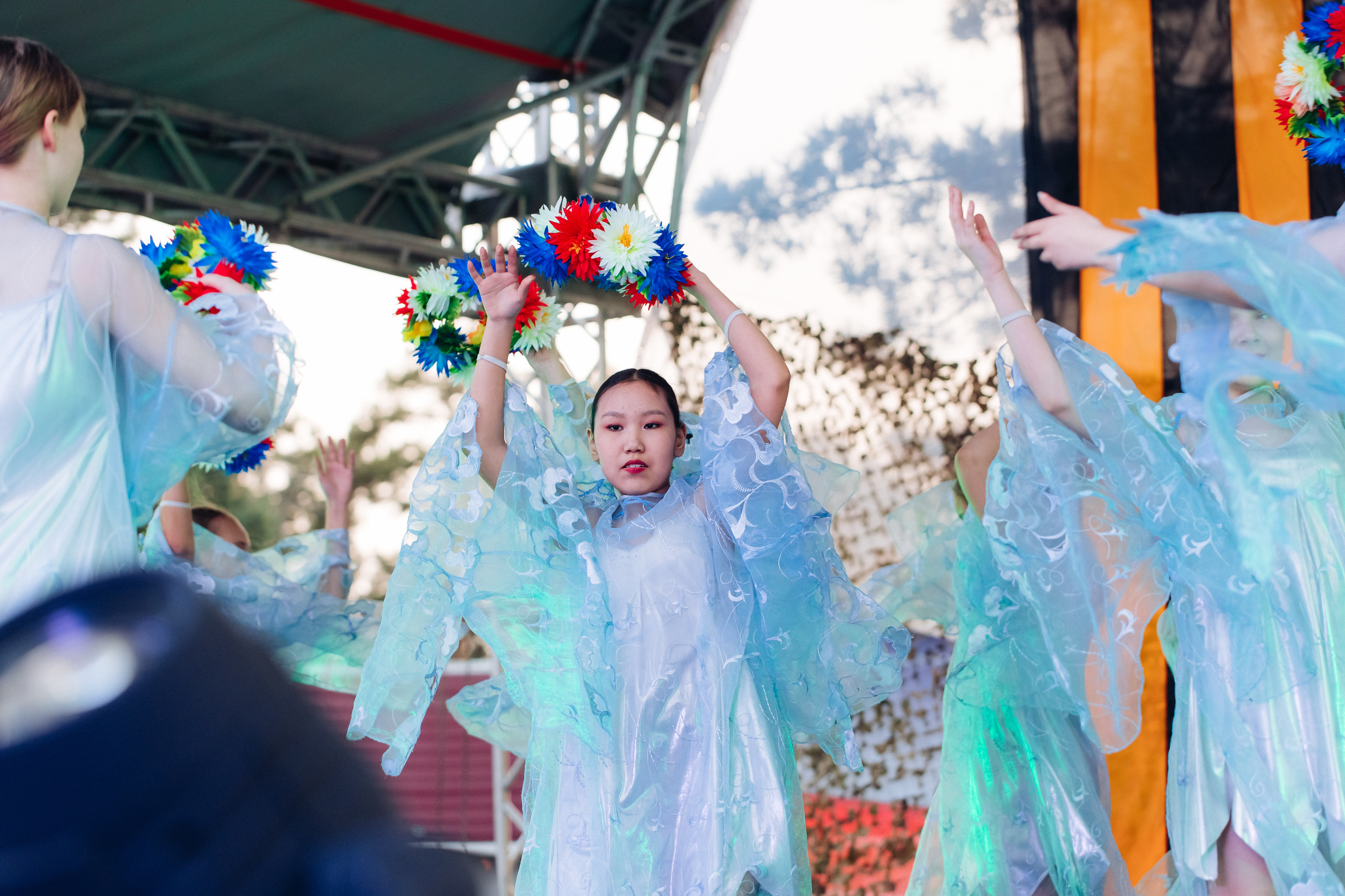 Празднование «Дня Победы» в парке Юбилейный. Свадебный и семейный фотограф в Улан-Удэ