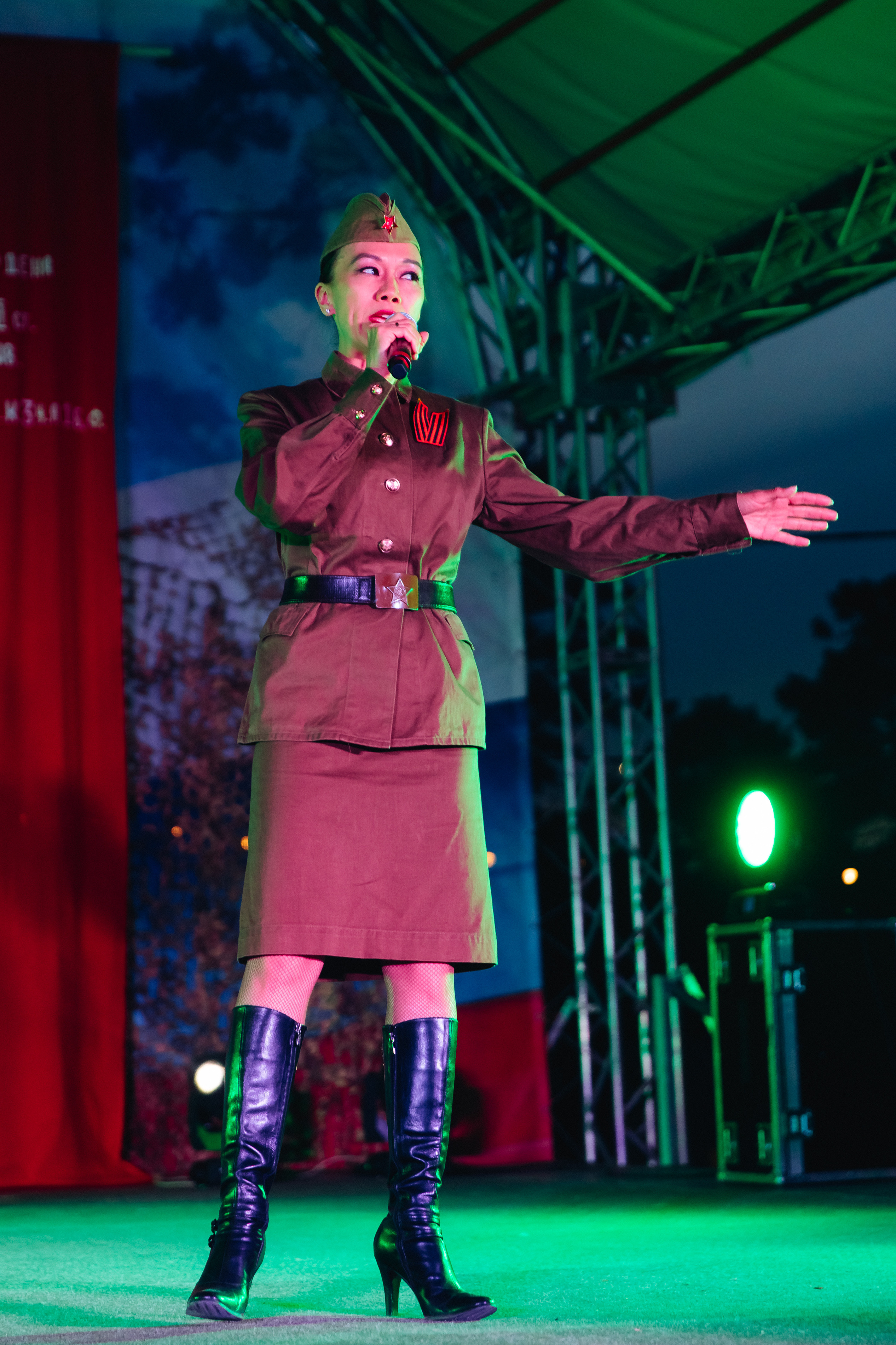 Празднование «Дня Победы» в парке Юбилейный. Свадебный и семейный фотограф в Улан-Удэ