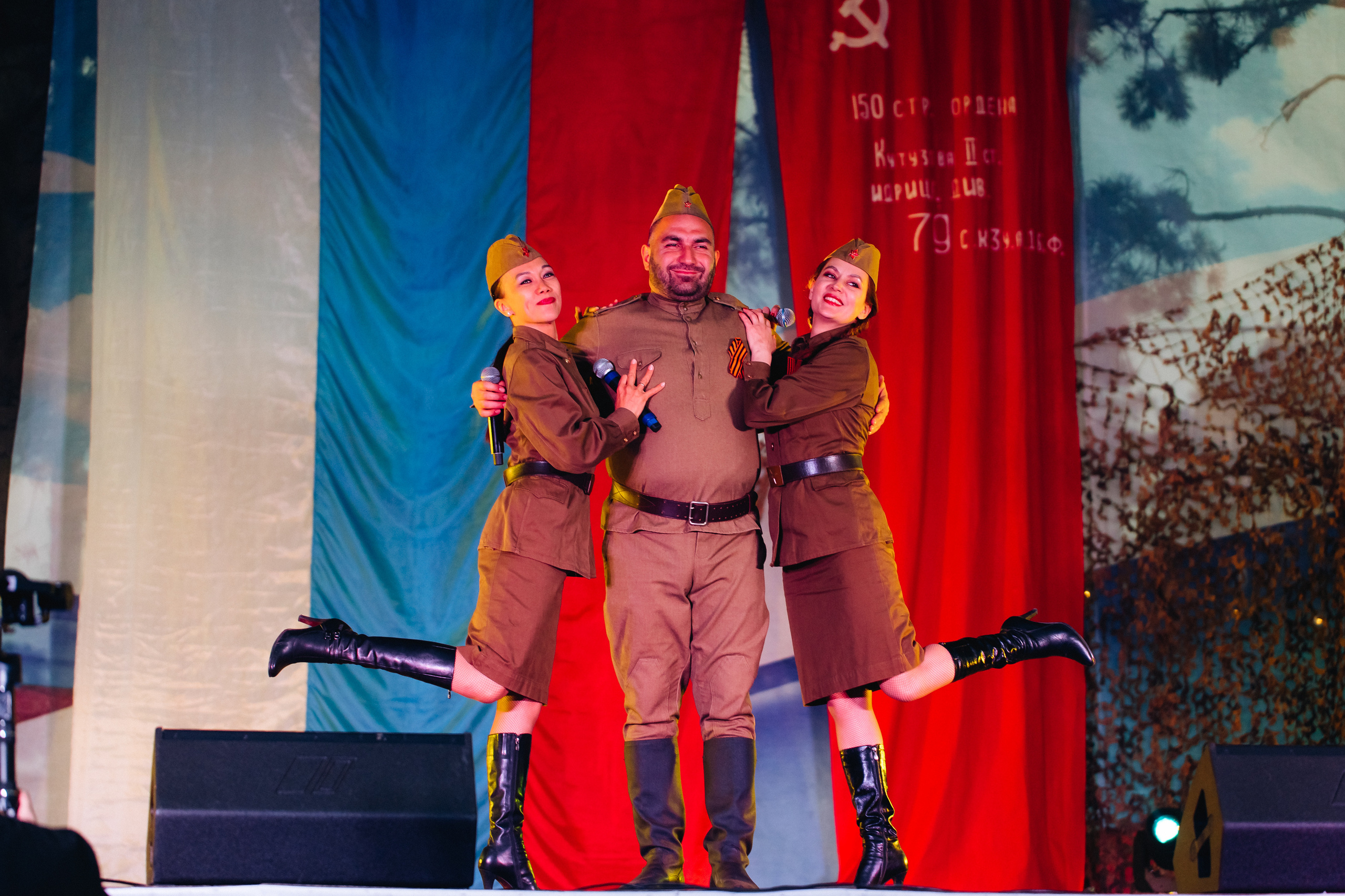 Празднование «Дня Победы» в парке Юбилейный. Свадебный и семейный фотограф в Улан-Удэ