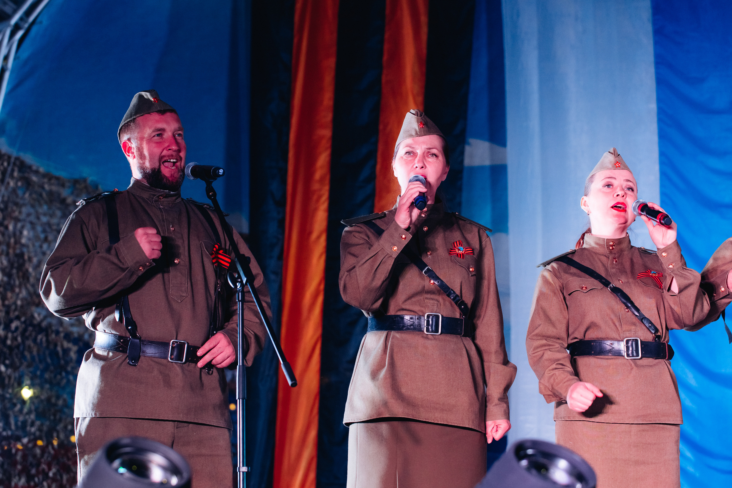 Празднование «Дня Победы» в парке Юбилейный. Свадебный и семейный фотограф в Улан-Удэ