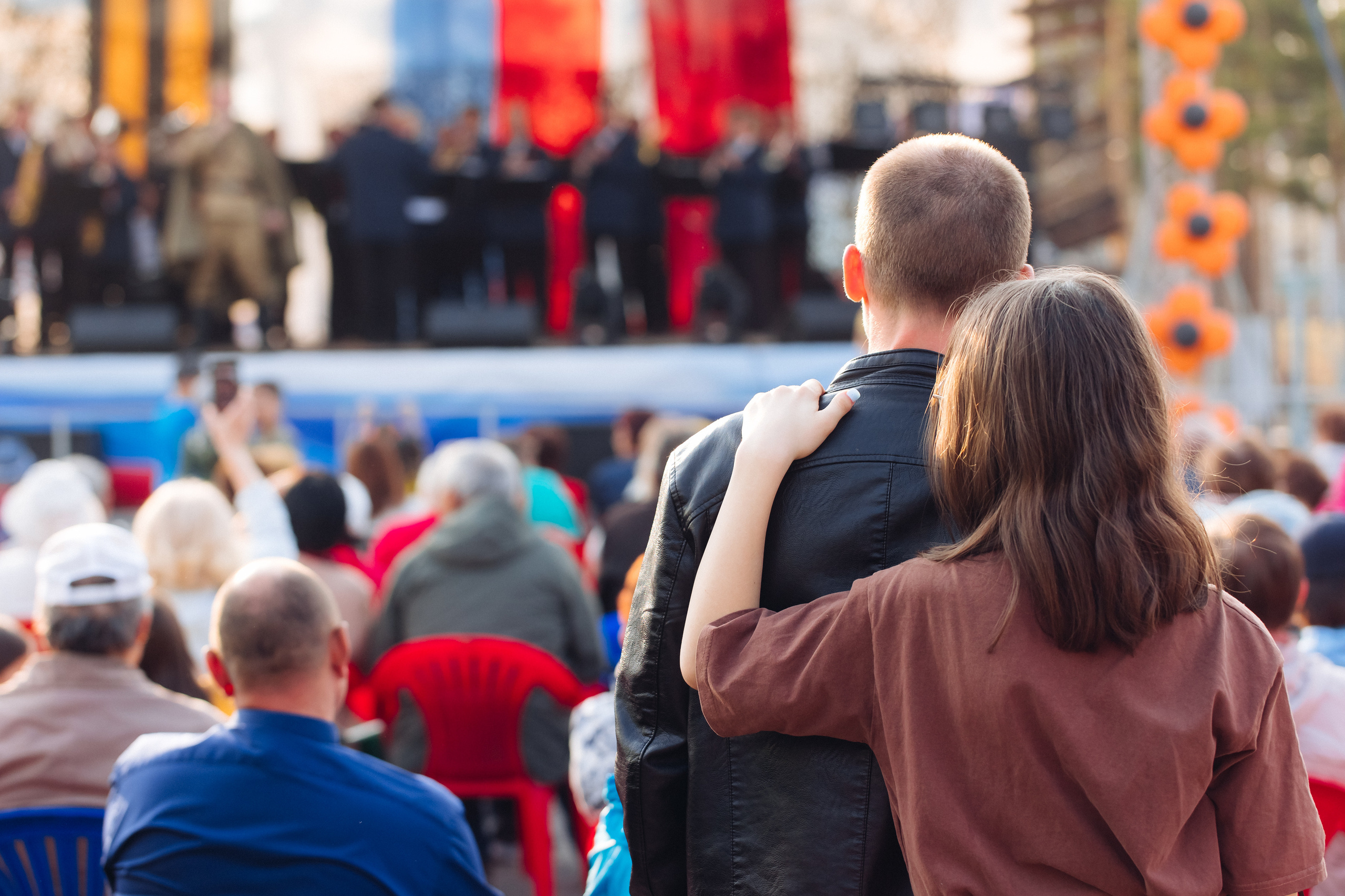 Празднование «Дня Победы» в парке Юбилейный. Свадебный и семейный фотограф в Улан-Удэ