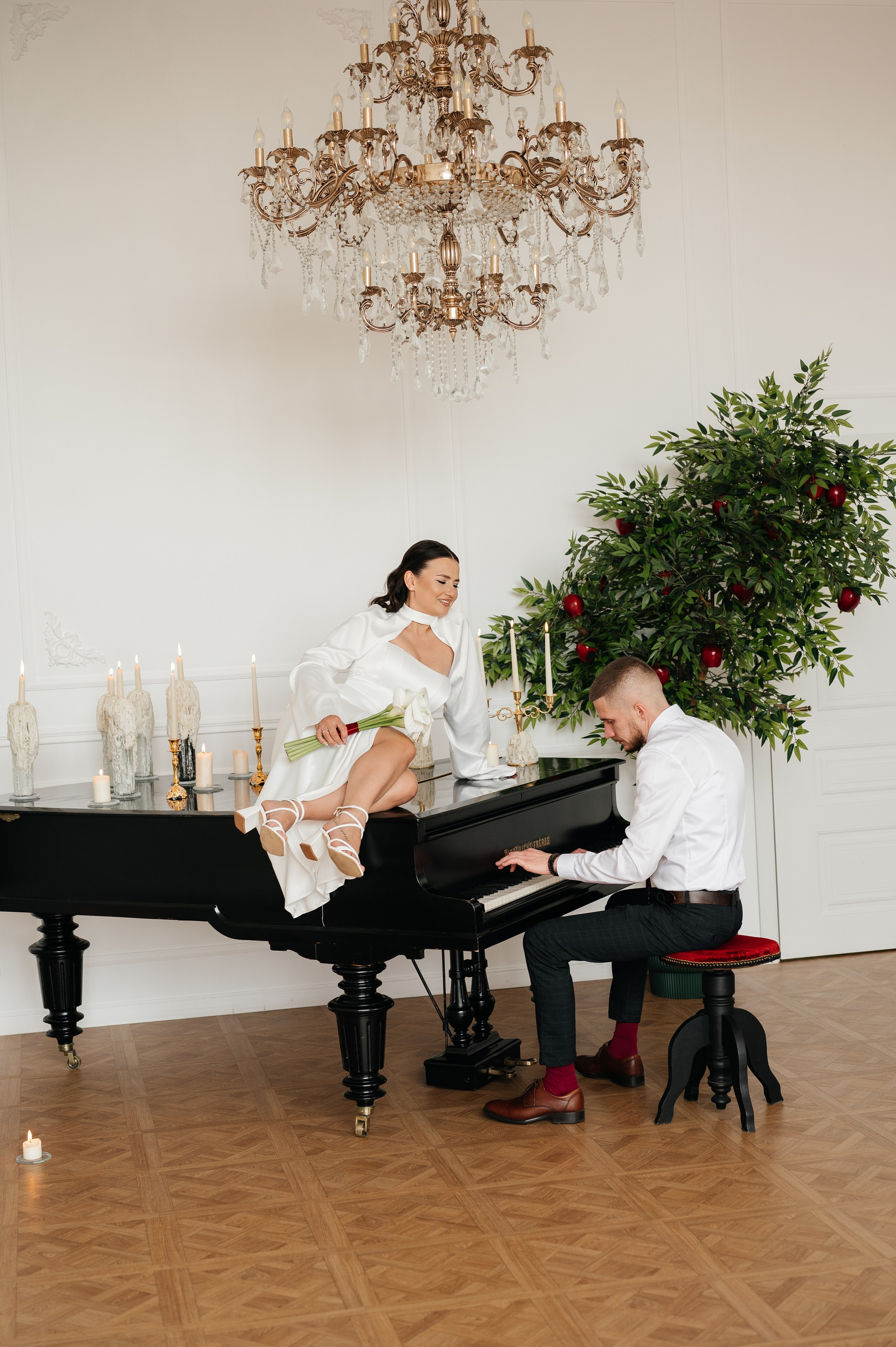 Свадебная фотосессия в студии. Свадебный и семейный фотограф в Краснодаре Алина Мельник