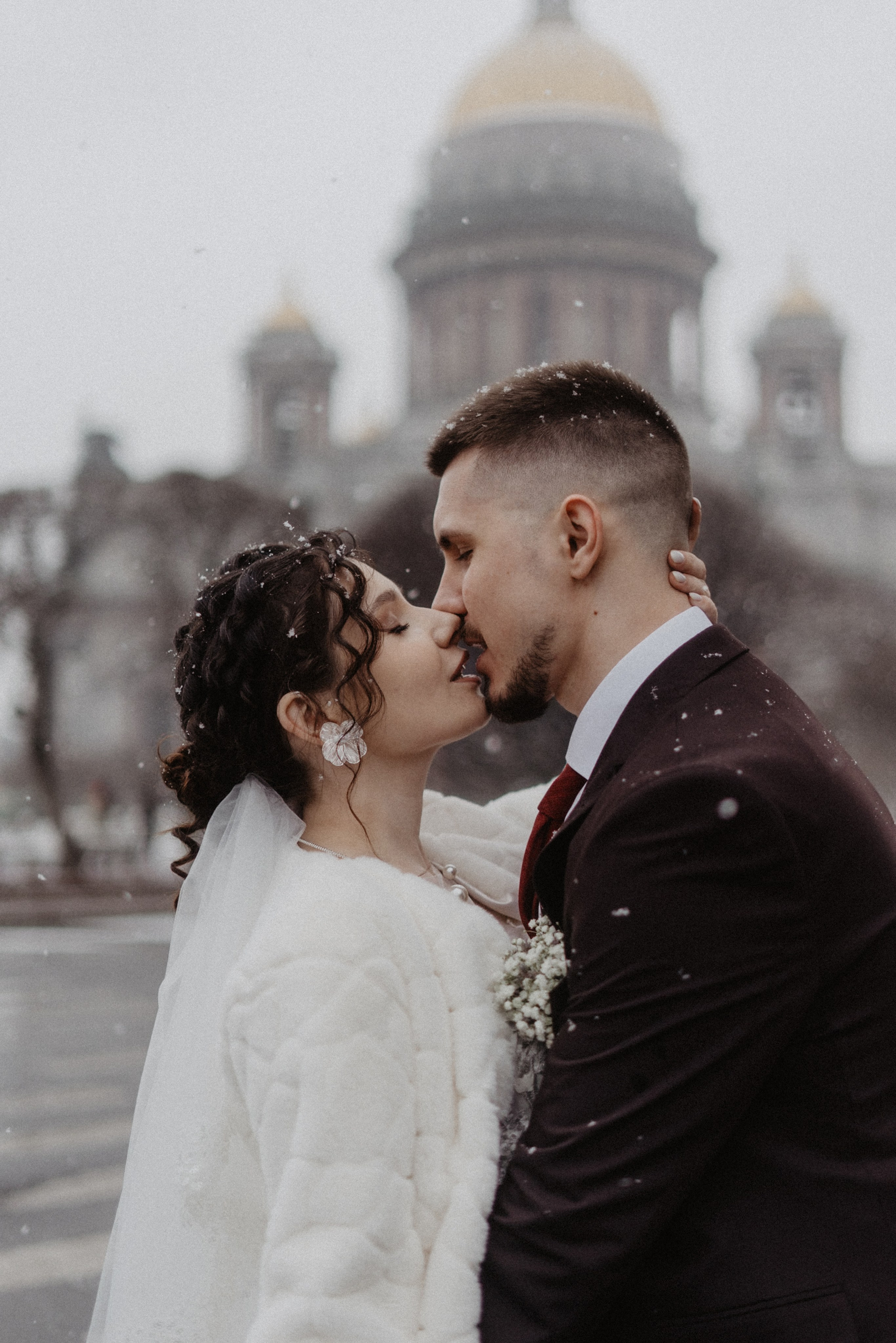 Ангелина & Антон | Пока идет снег. Контент фотограф в Санкт-Петербурге | Дина Альбур