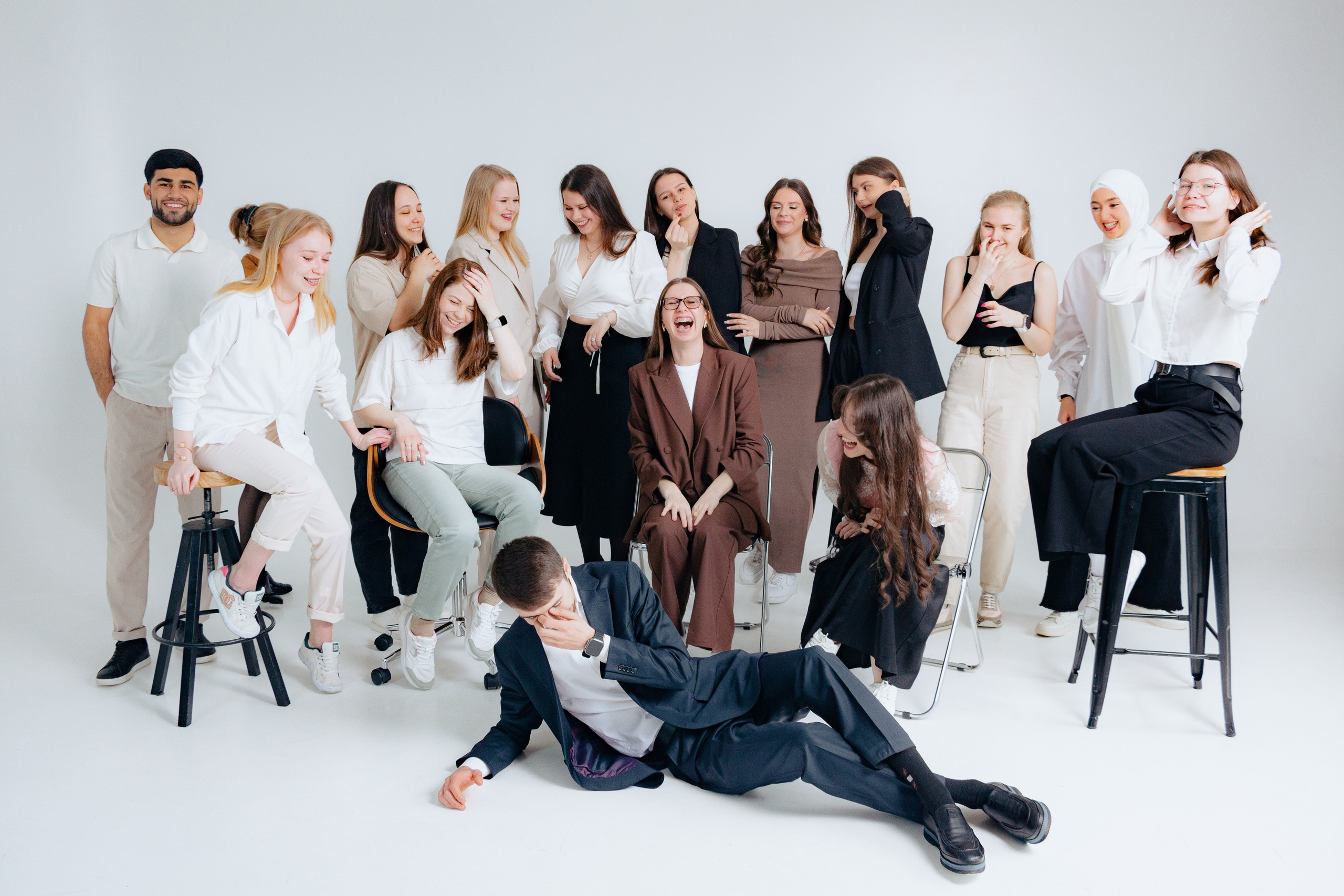 Коллективная фотосессия в студии, Екатеринбург. Фотограф в Екатеринбурге Пойгина Елена
