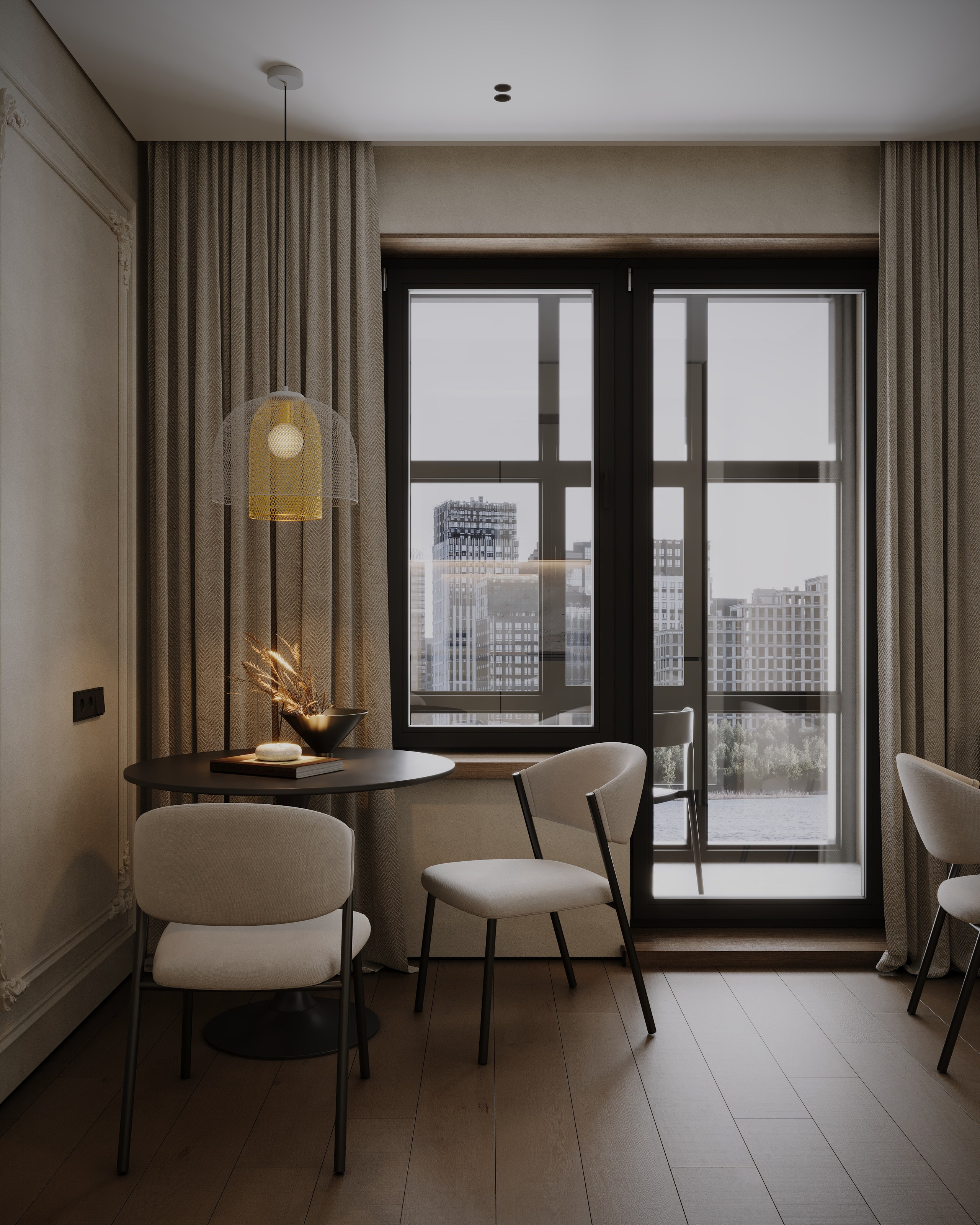 Saint Petersburg apartment studio. Визуализации интерьера