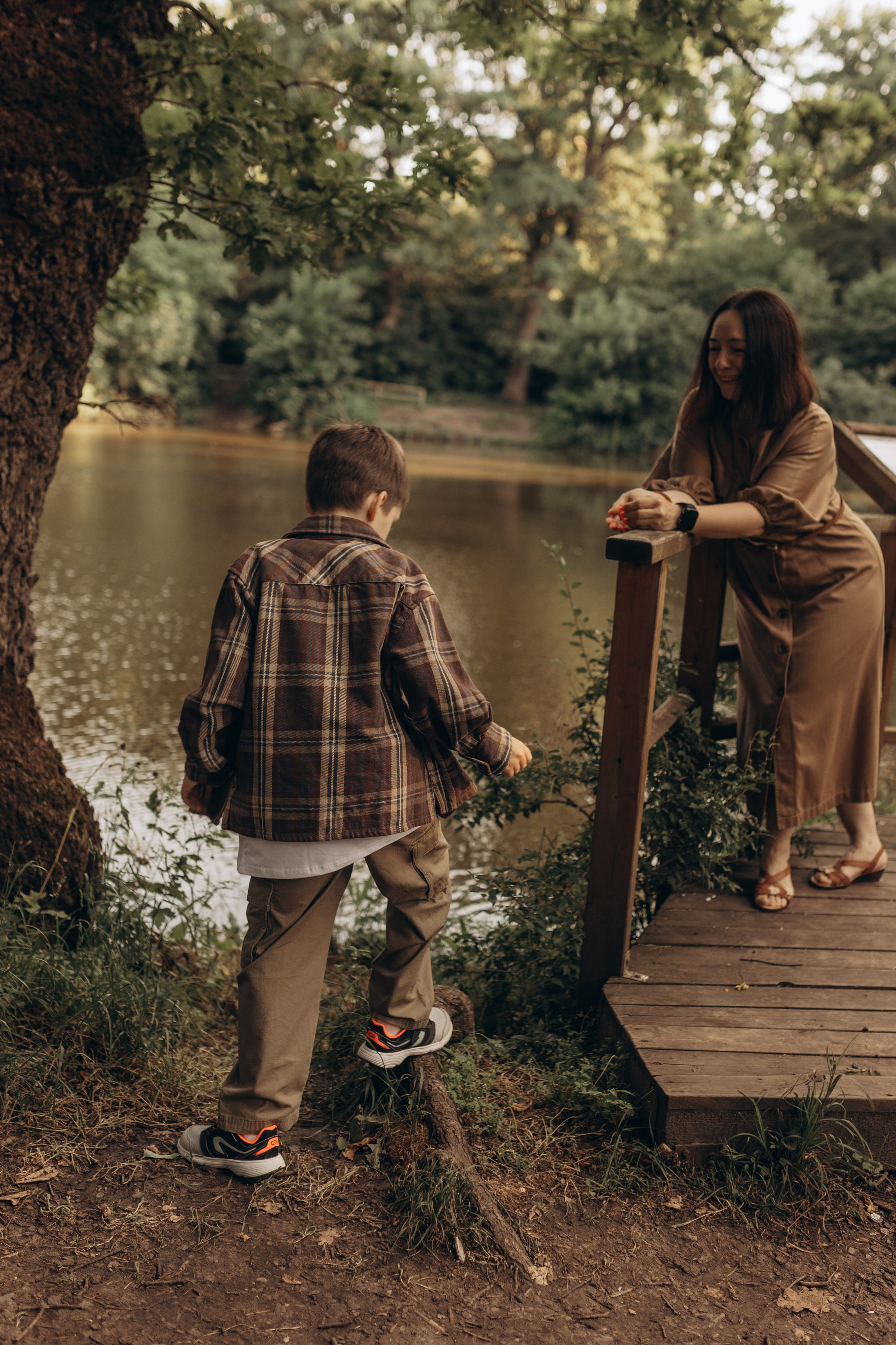 Прогулка по Ртищевскому пруду с прекрасной семьёй Ларисы её мамой и сыном Глебом. Фотограф в Ставрополе Svetlana Matveeva