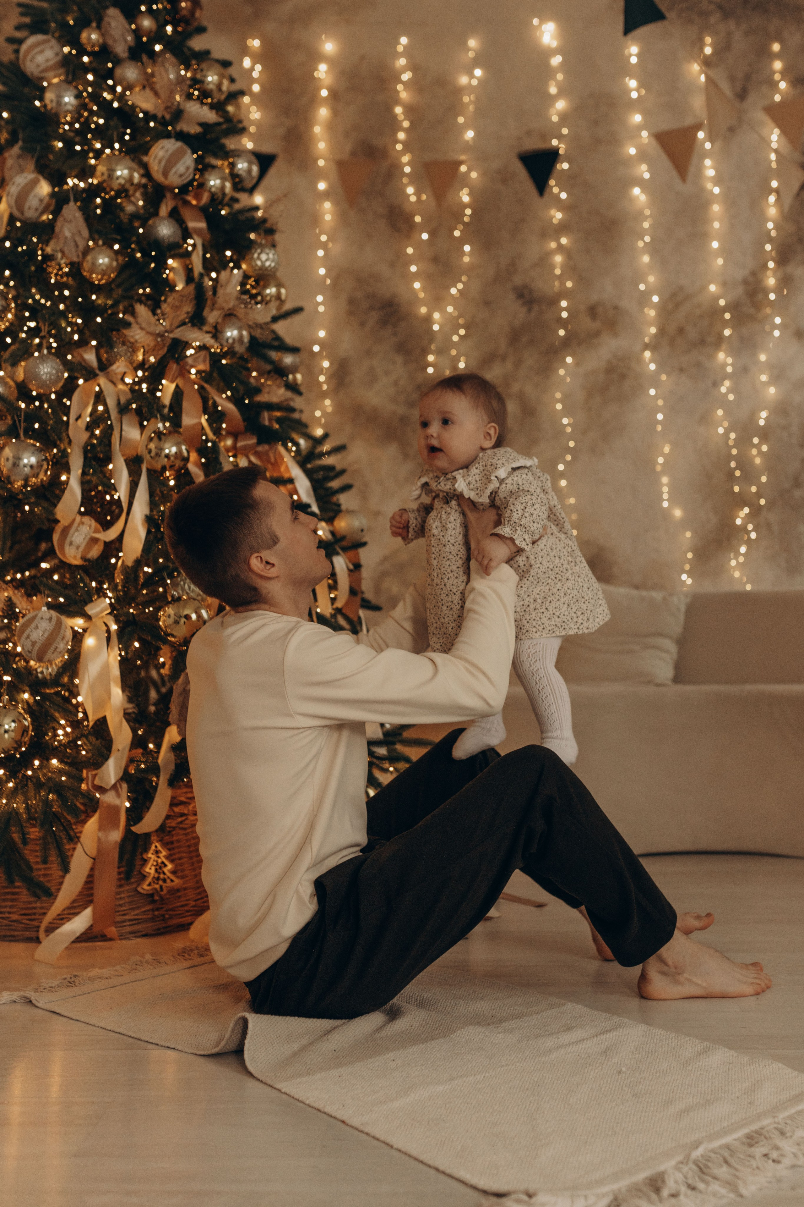 Новогодняя история Дмитрия, Полины и Анюты. Фотограф в Ставрополе Svetlana Matveeva