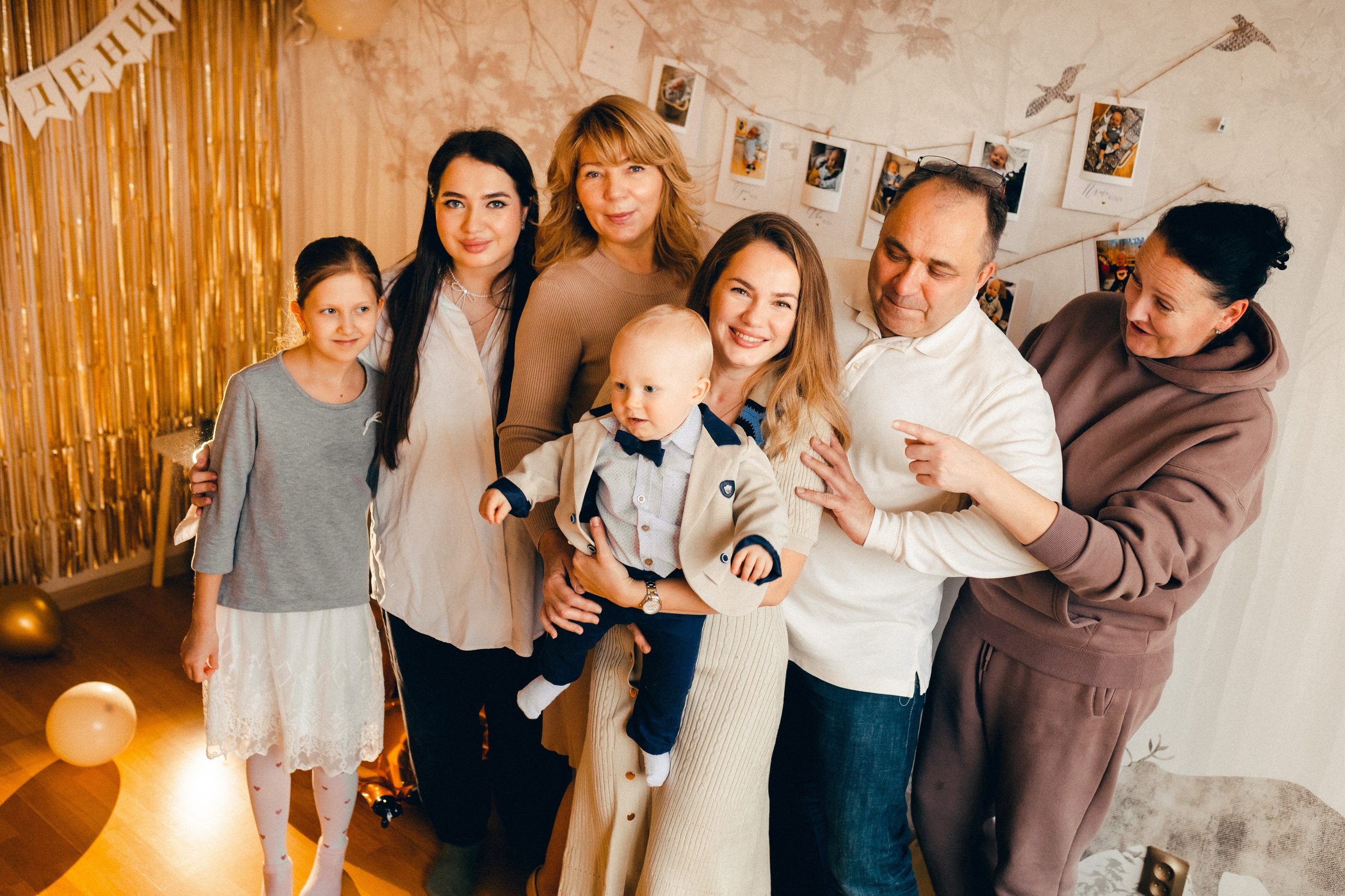 Михаилу 1 годик. Фотограф Куянова Алина, семейные и свадебные фотосессии в Калининграде