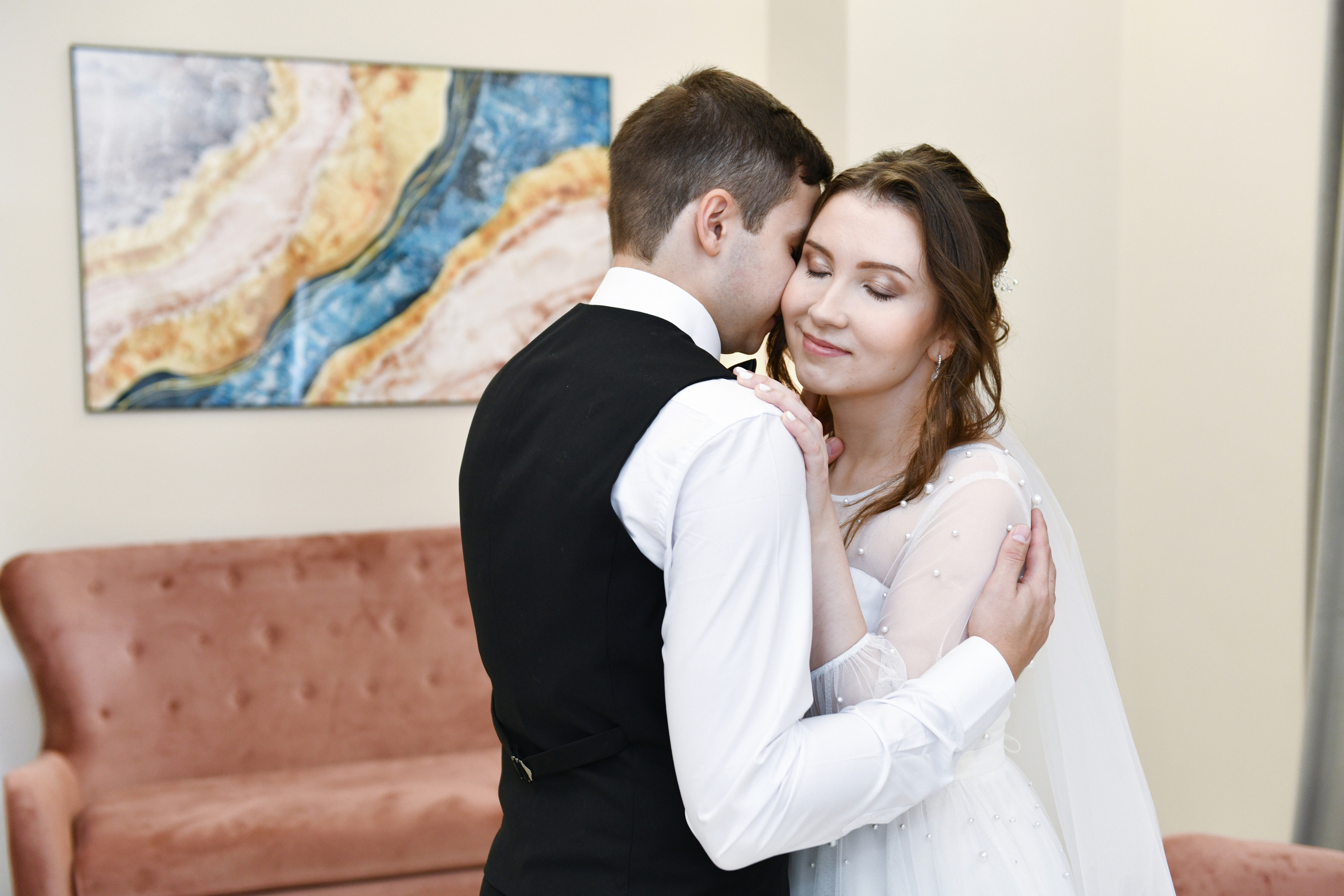 Регистрация брака Елены и Сергея. Свадебный и портретный фотограф в Москве Галина Борисова