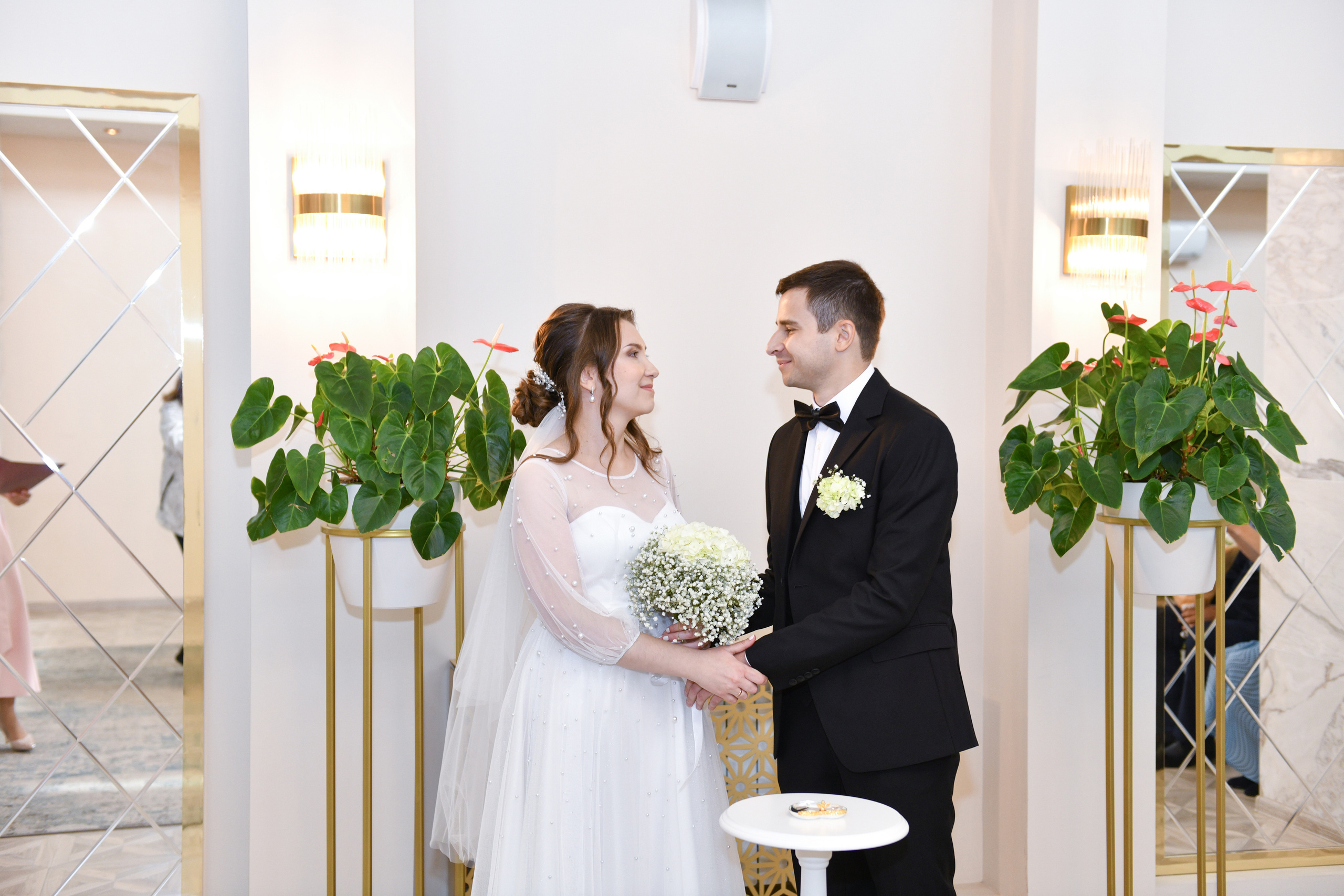 Регистрация брака Елены и Сергея. Свадебный и портретный фотограф в Москве Галина Борисова