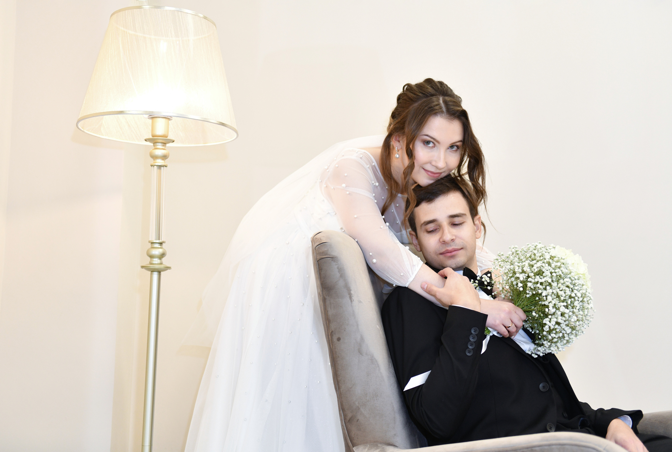 Регистрация брака Елены и Сергея. Свадебный и портретный фотограф в Москве Галина Борисова